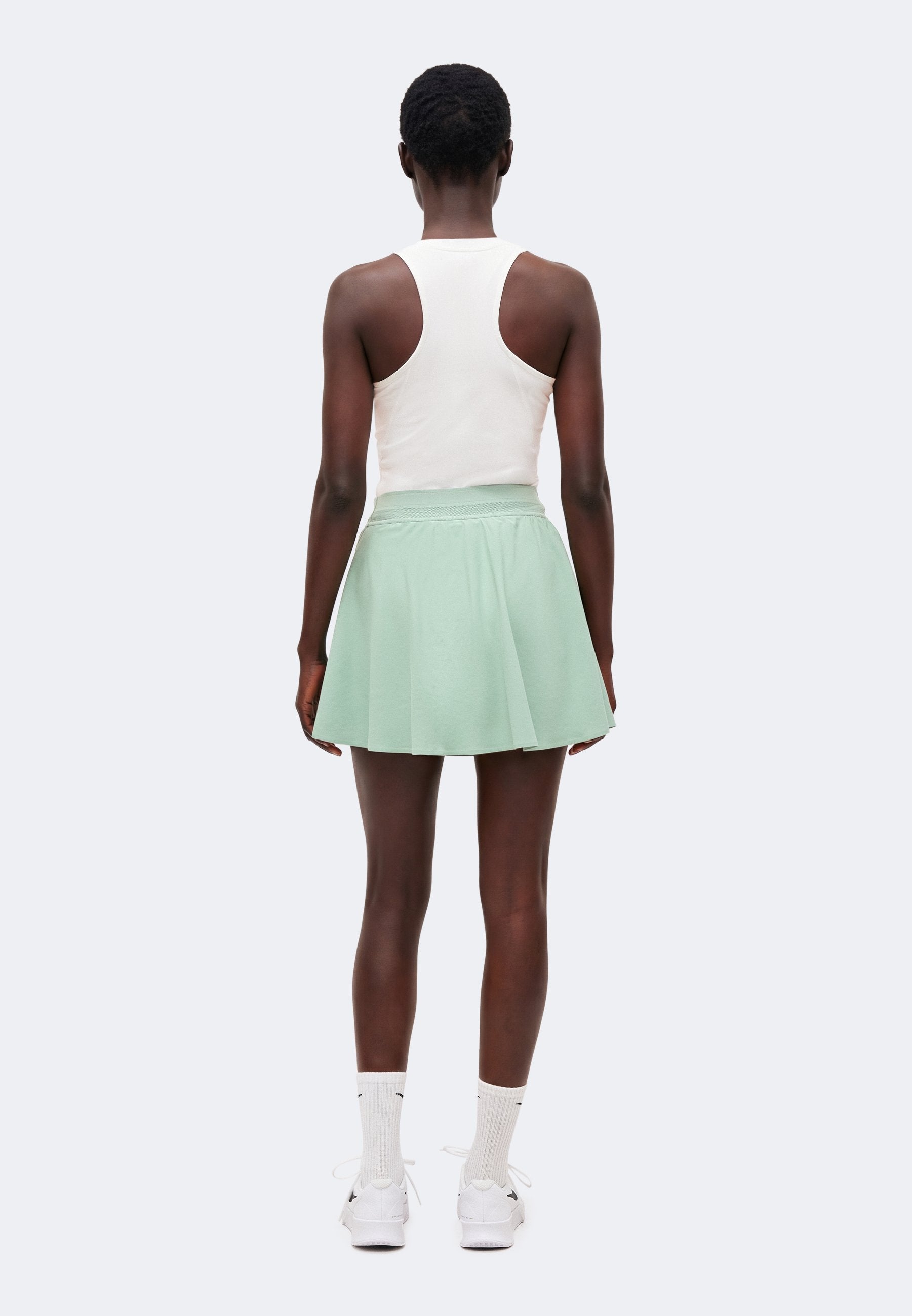NIKECOURT ADVANTAGE ACE SKIRT REGULAR - Sports skirt - steam/white
