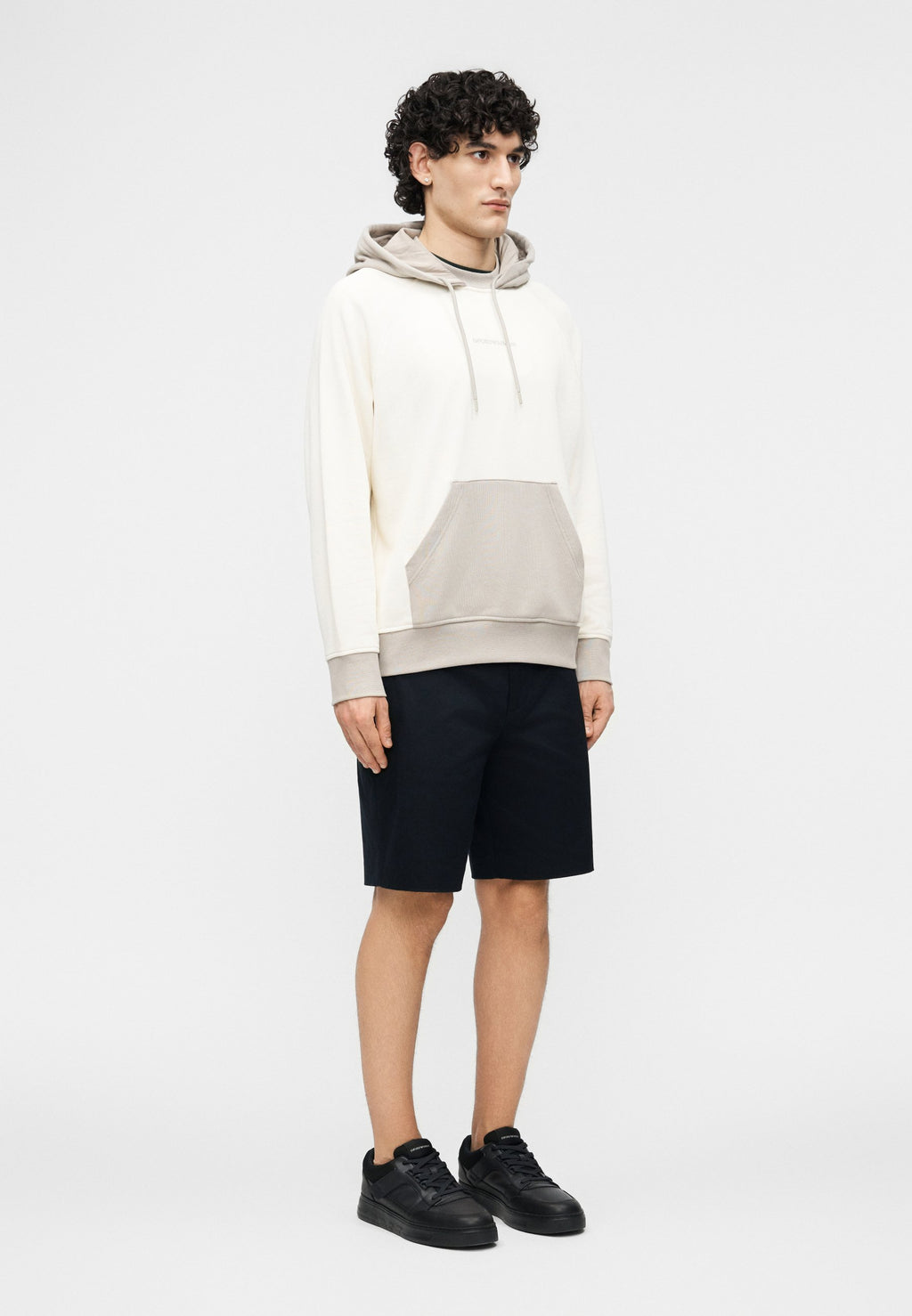 Sweat à capuche - blanc murmurant