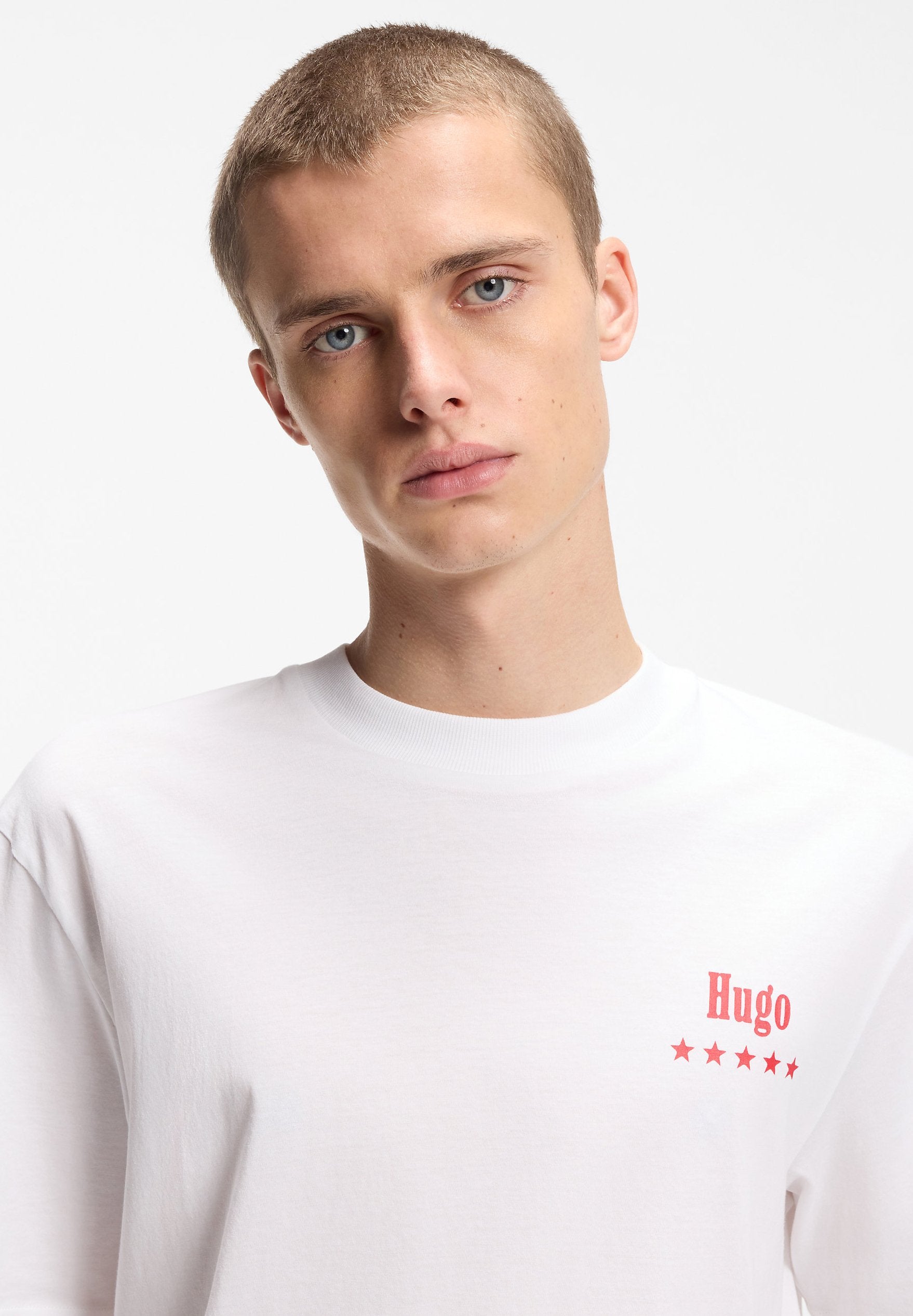 NUCAVO - Print T-shirt - white