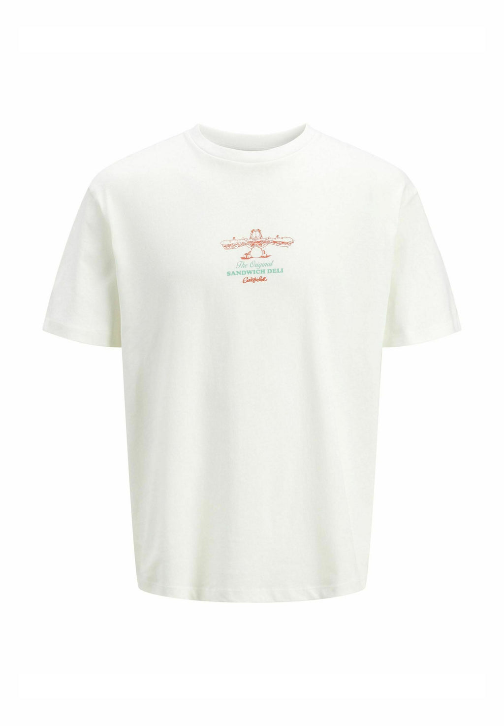 RUNDHALSAUSSCHNITT  - Print T-shirt - white alyssum