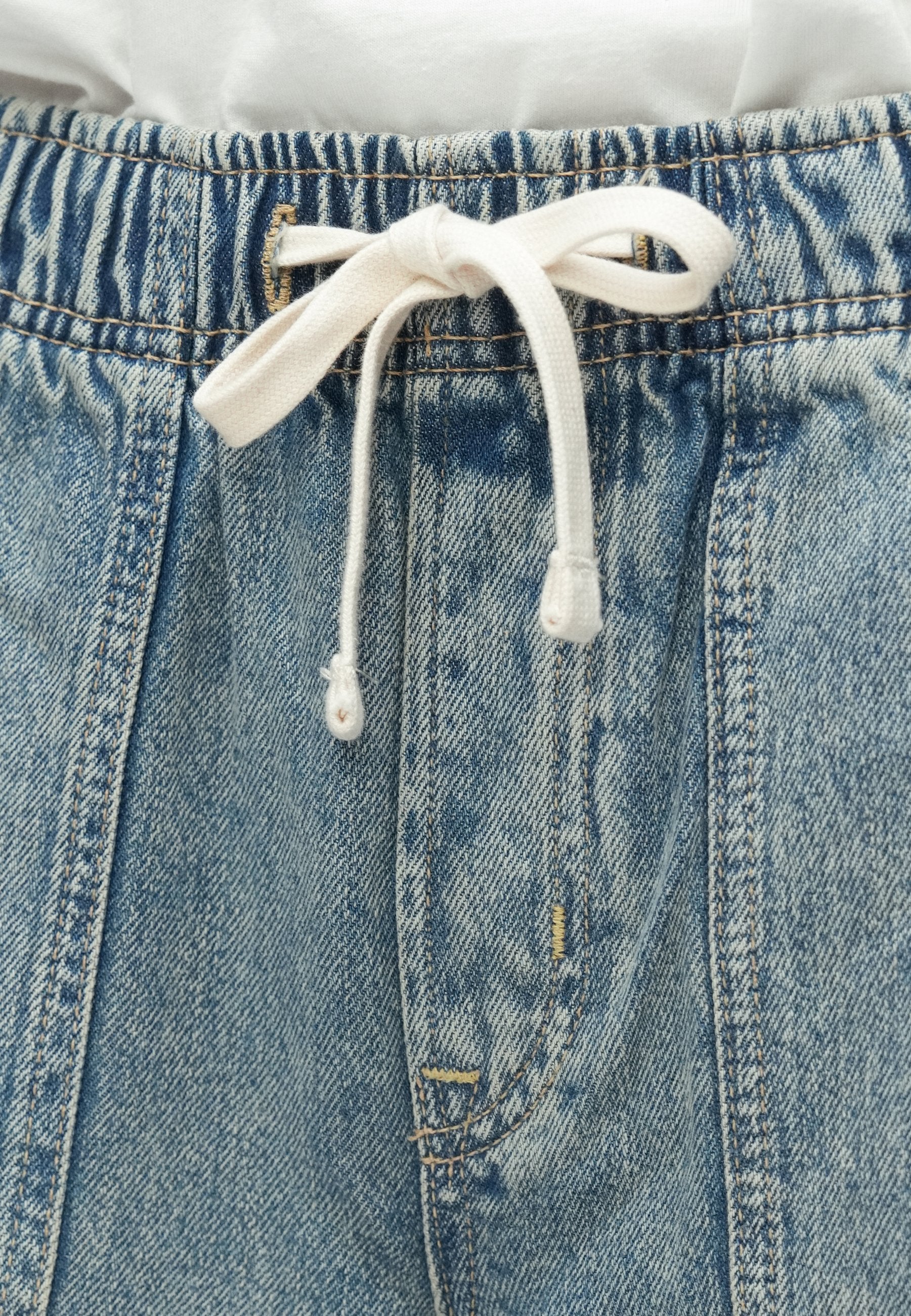 PULL ON BARREL LUNAR - Relaxed fit jeans - blue denim