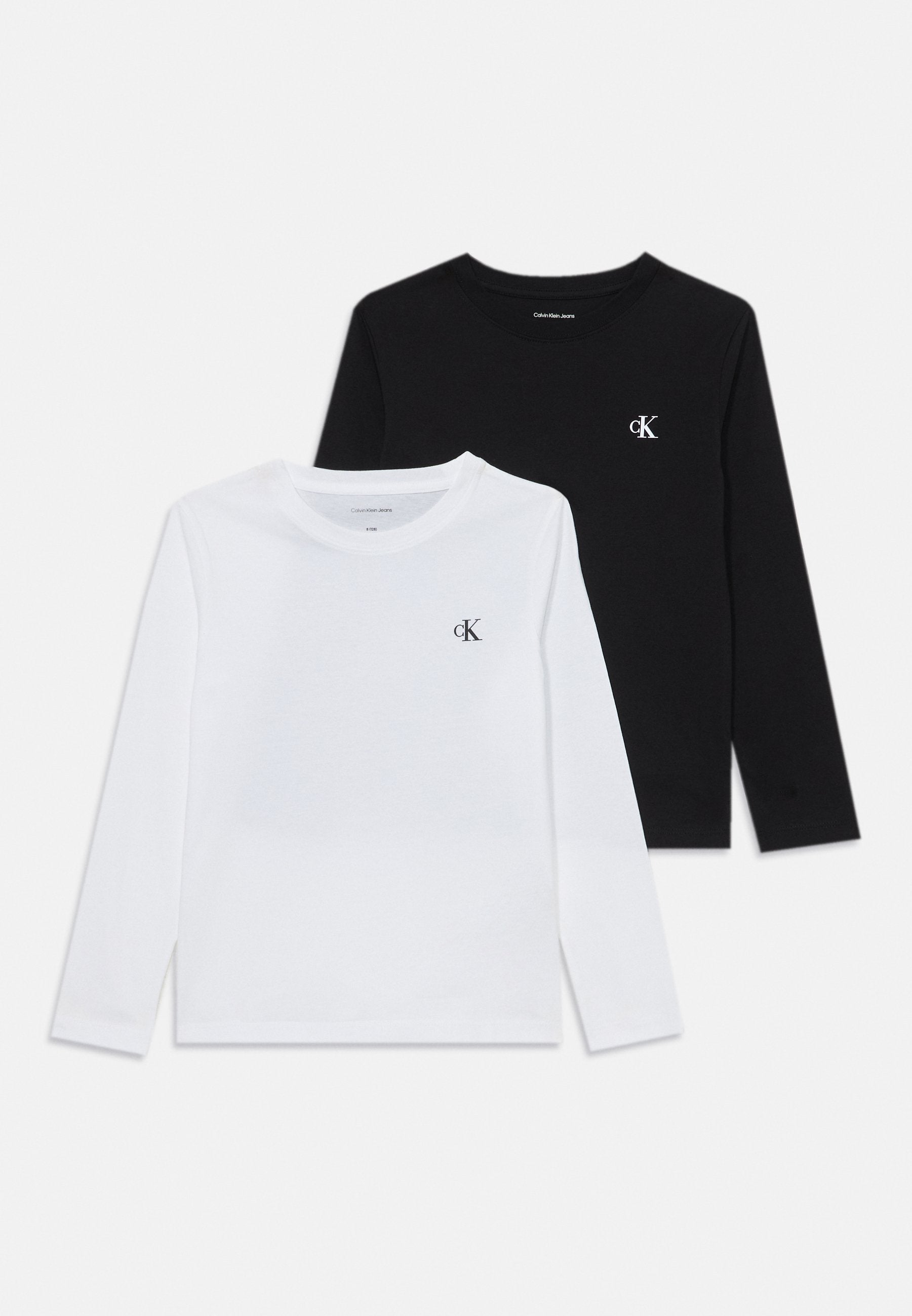 CHEST MONO 2 PACK UNISEX - Long sleeved top - black/bright white