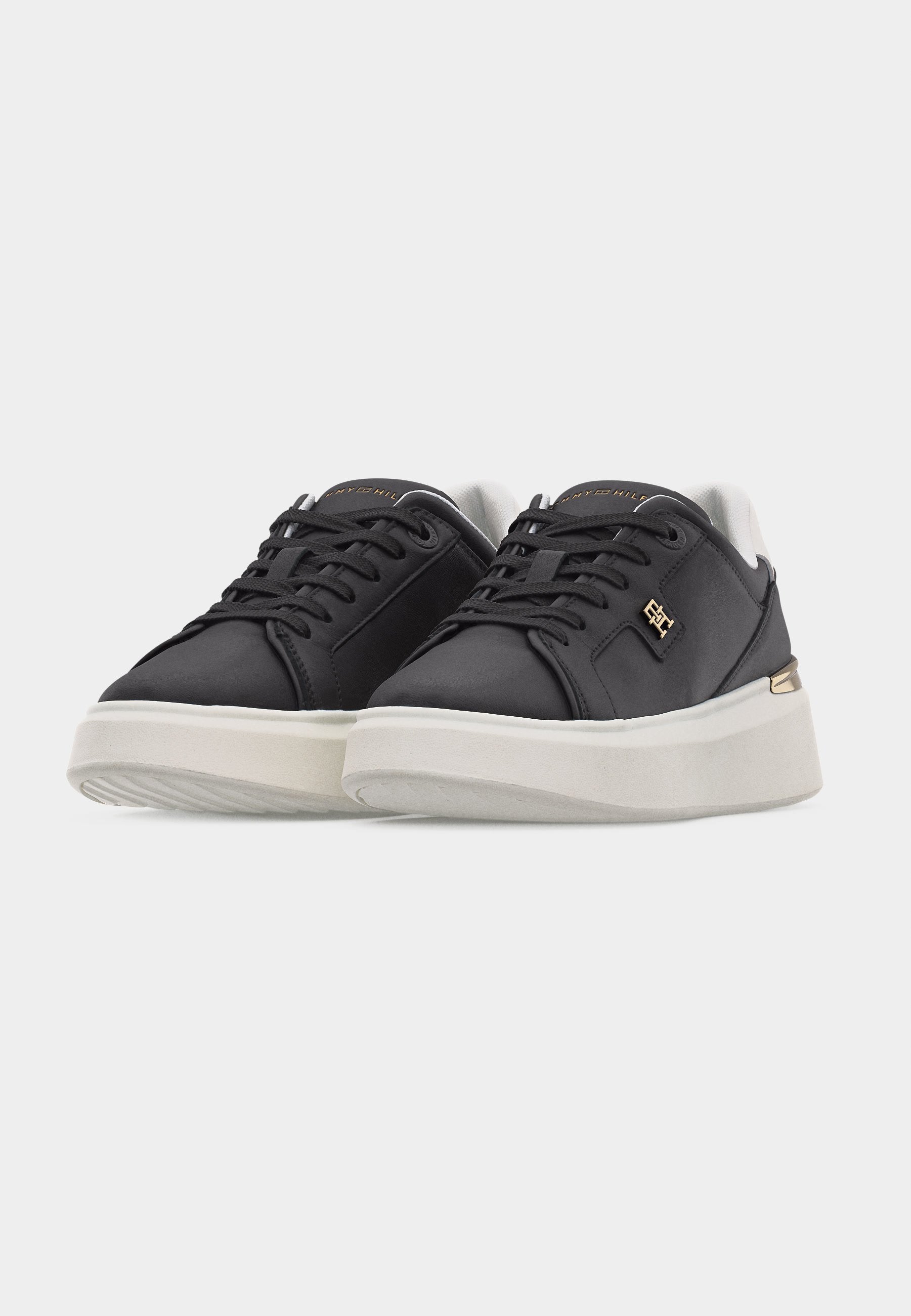 TH CHIC PLATFORM - Baskets - black