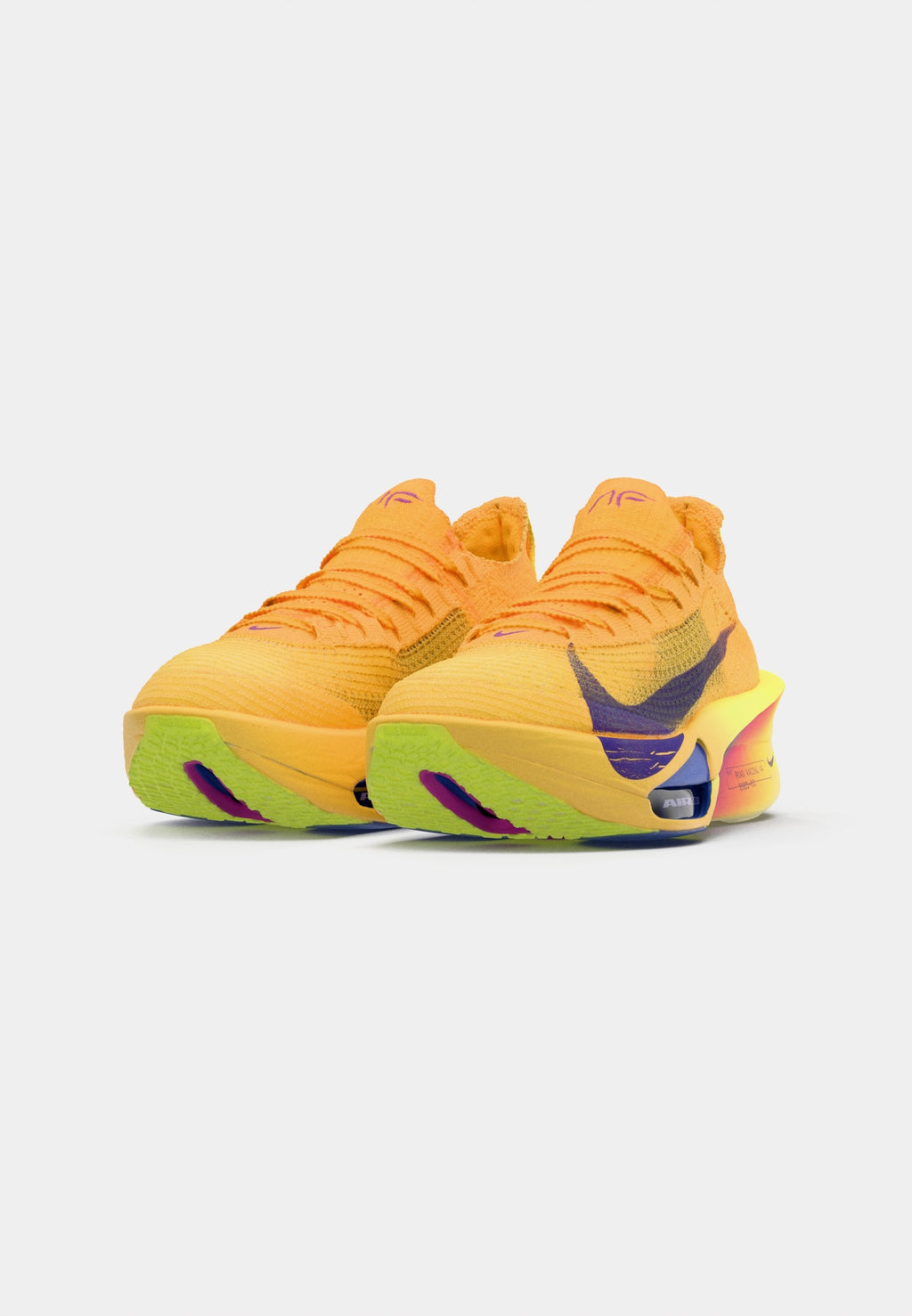AIR ZOOM ALPHAFLY NEXT% 3 - Chaussures de running sur route - laser orange/indigo burst/citron pulse/volt ice/vivid purple/sapphire