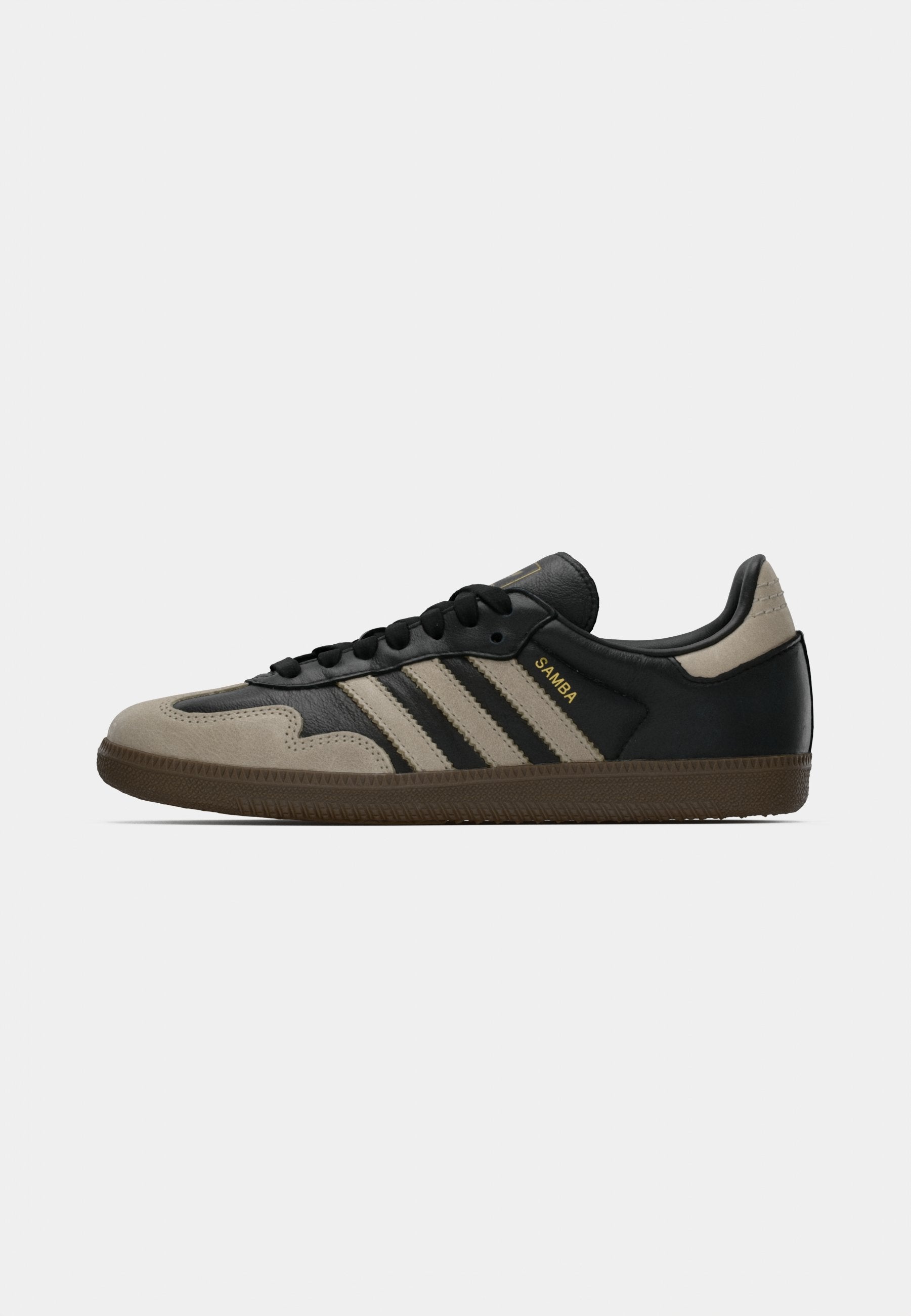 SAMBA OG - Trainers - core black/beige/gold-coloured metallic