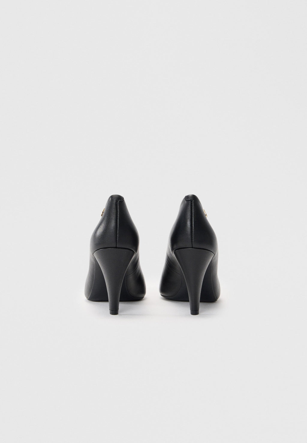 TALONS AIGUILLES EN CUIR AVEC MONOGRAMME TH - Talons classiques - noir