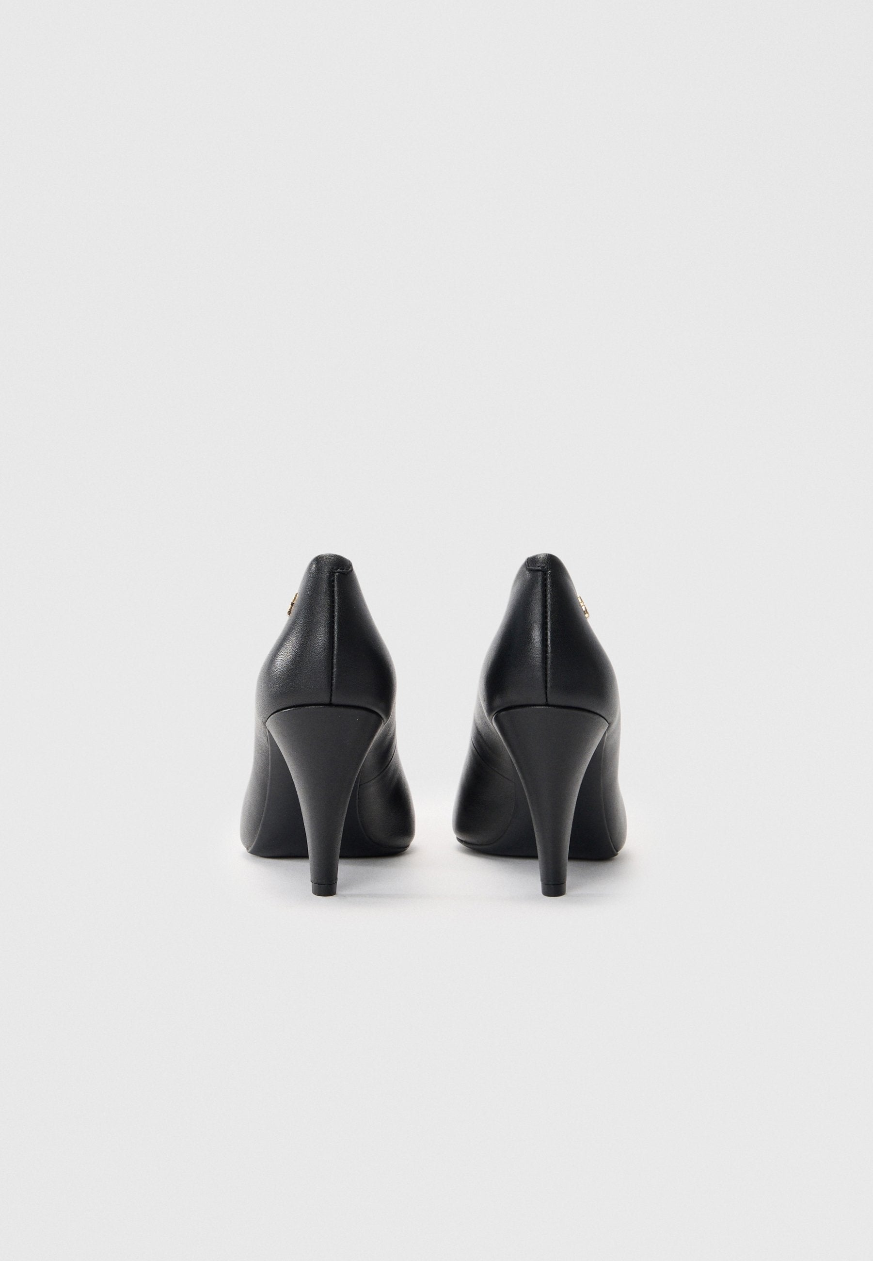 TALONS AIGUILLES EN CUIR AVEC MONOGRAMME TH - Talons classiques - noir