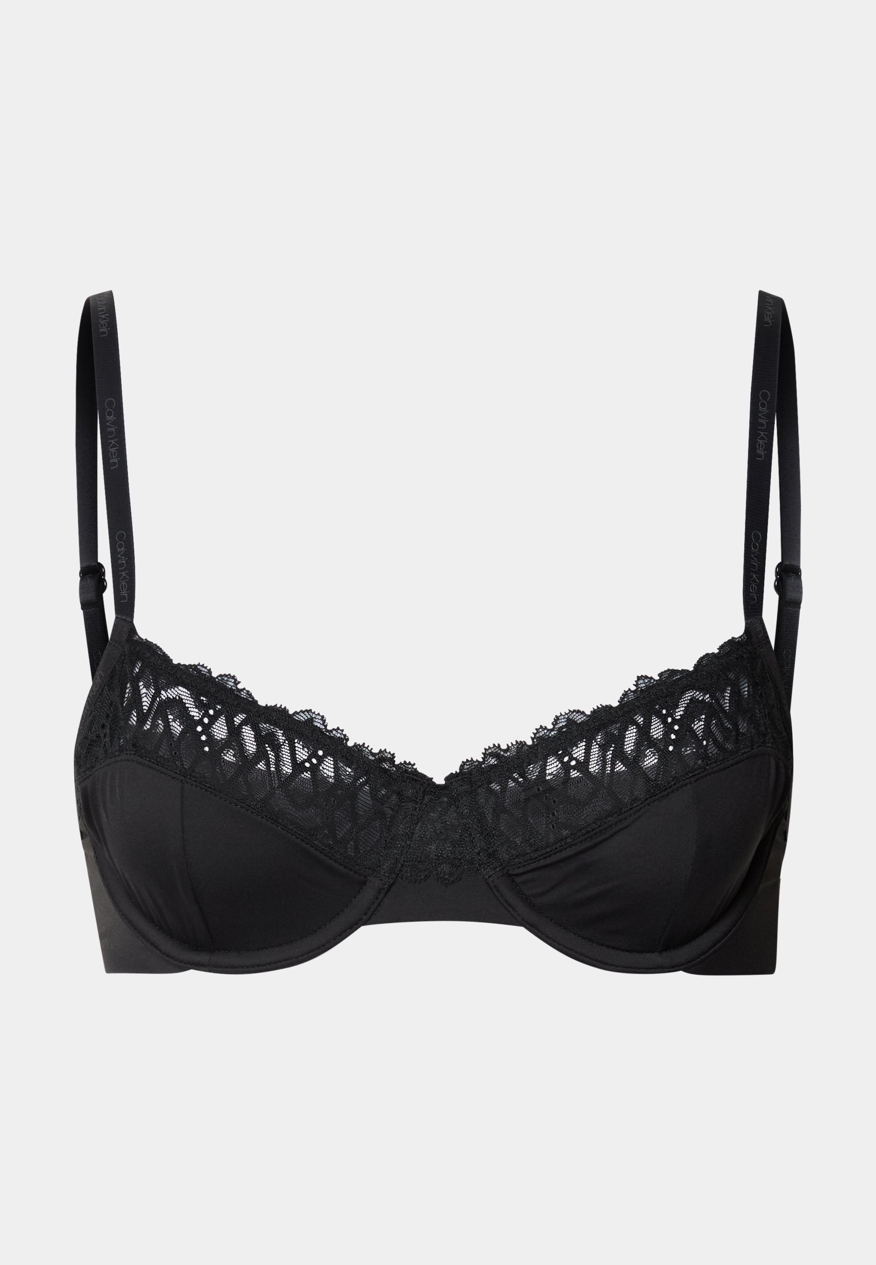 THREE PIECE UNLINED BALCONETTE  CALVIN KLEIN ATTRACT - Underwired bra - black