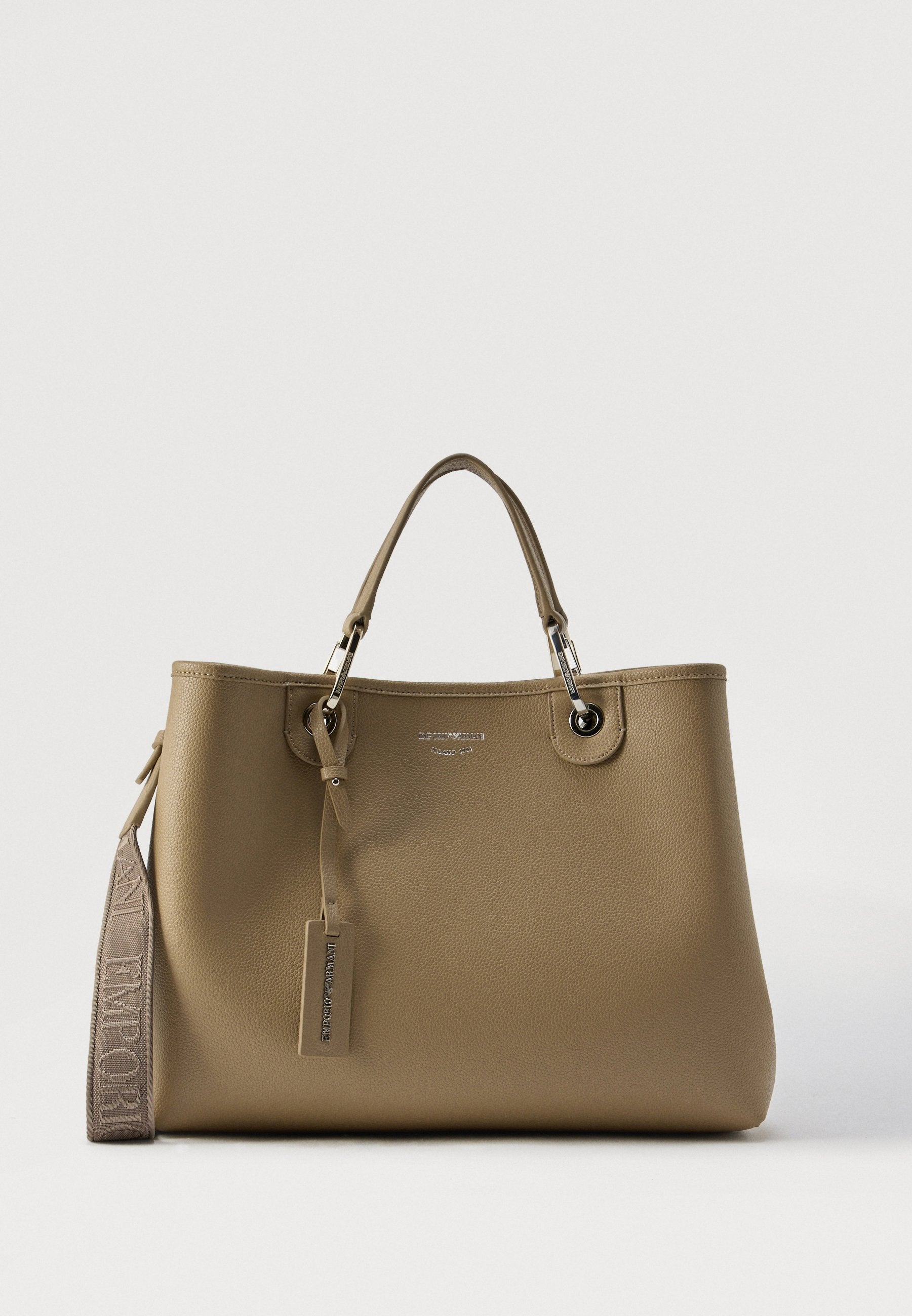 SAC DE COURSES - Cabas - craie/moka