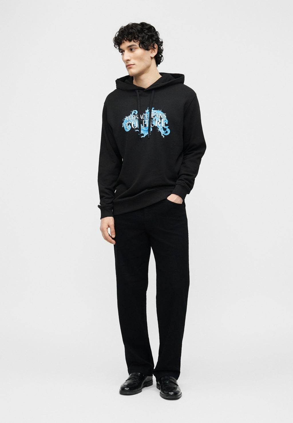HOODIE BAROQUE WAVE - Hoodie - black
