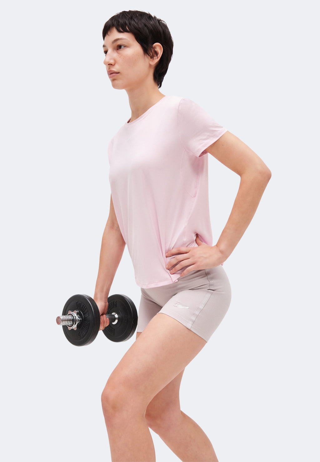 ONE CLASSIC - Sports T-shirt - pink foam/white
