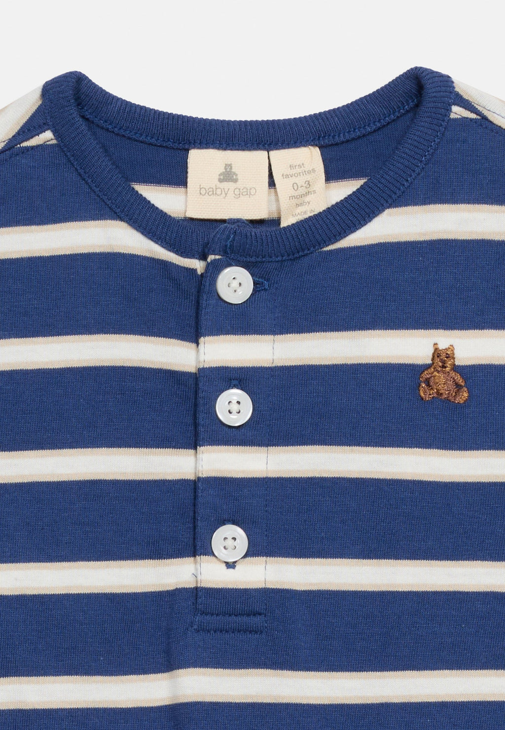 STRIPE UNISEX - Body - blue