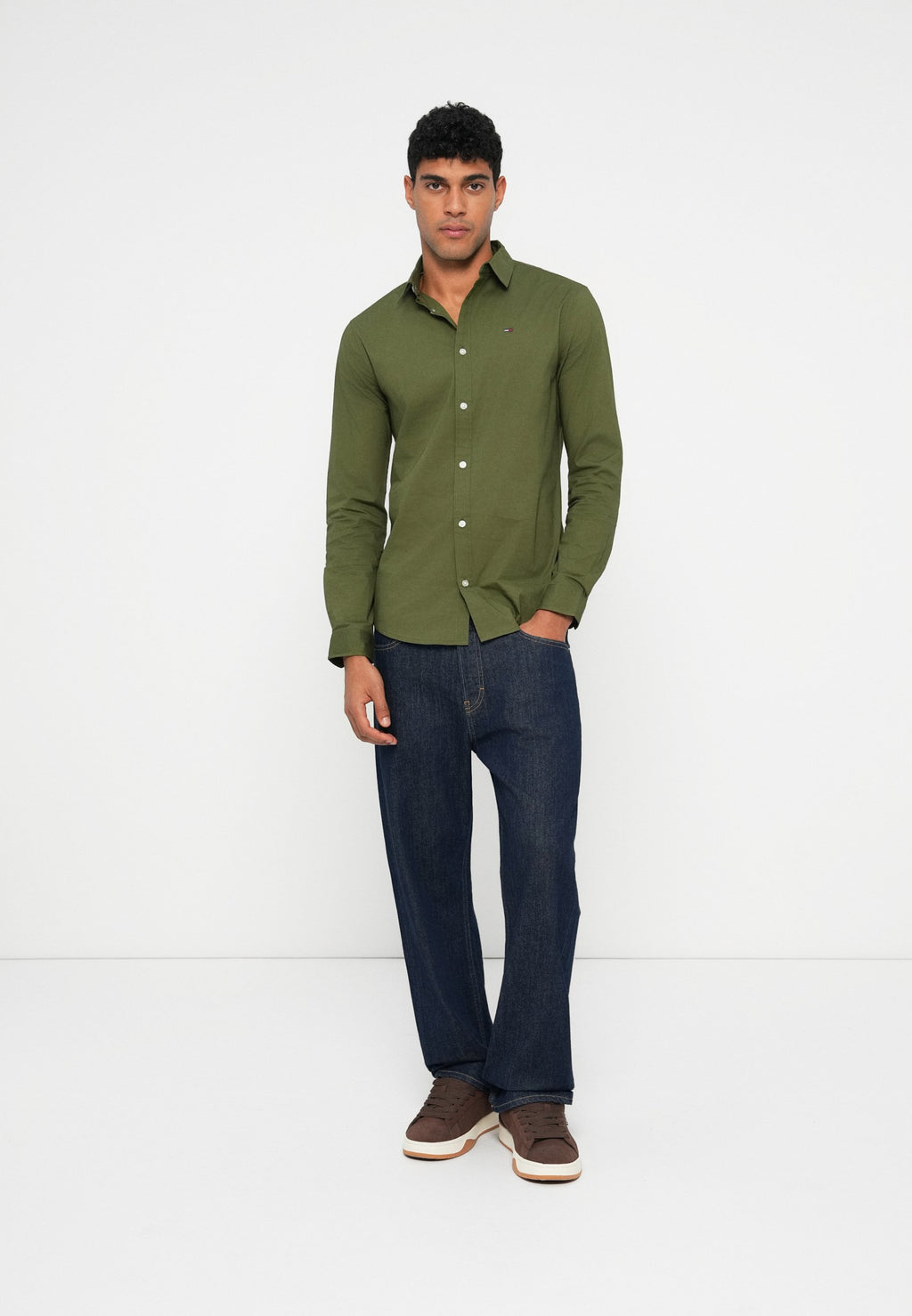 CHEMISE STRETCH ORIGINALE - Chemise - vert foncé