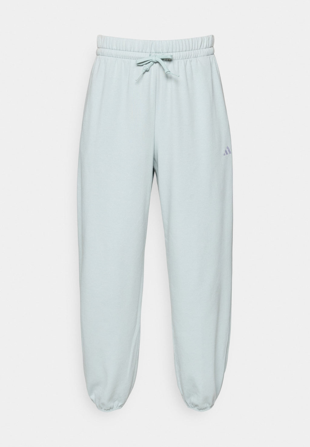 ESSENTIALS SMALL LOGO FRENCH TERRY CUFFED - Tracksuit bottoms - sage/white