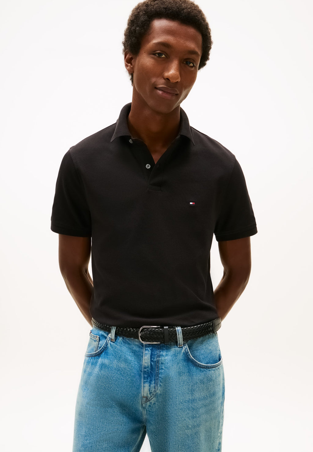 1985 REGULAR POLO - CORE ESSENTIALS - Polo shirt - black