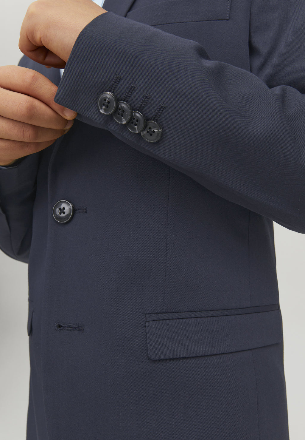 Single-breasted JPRSOLAR Junior - Suit jacket - dark navy