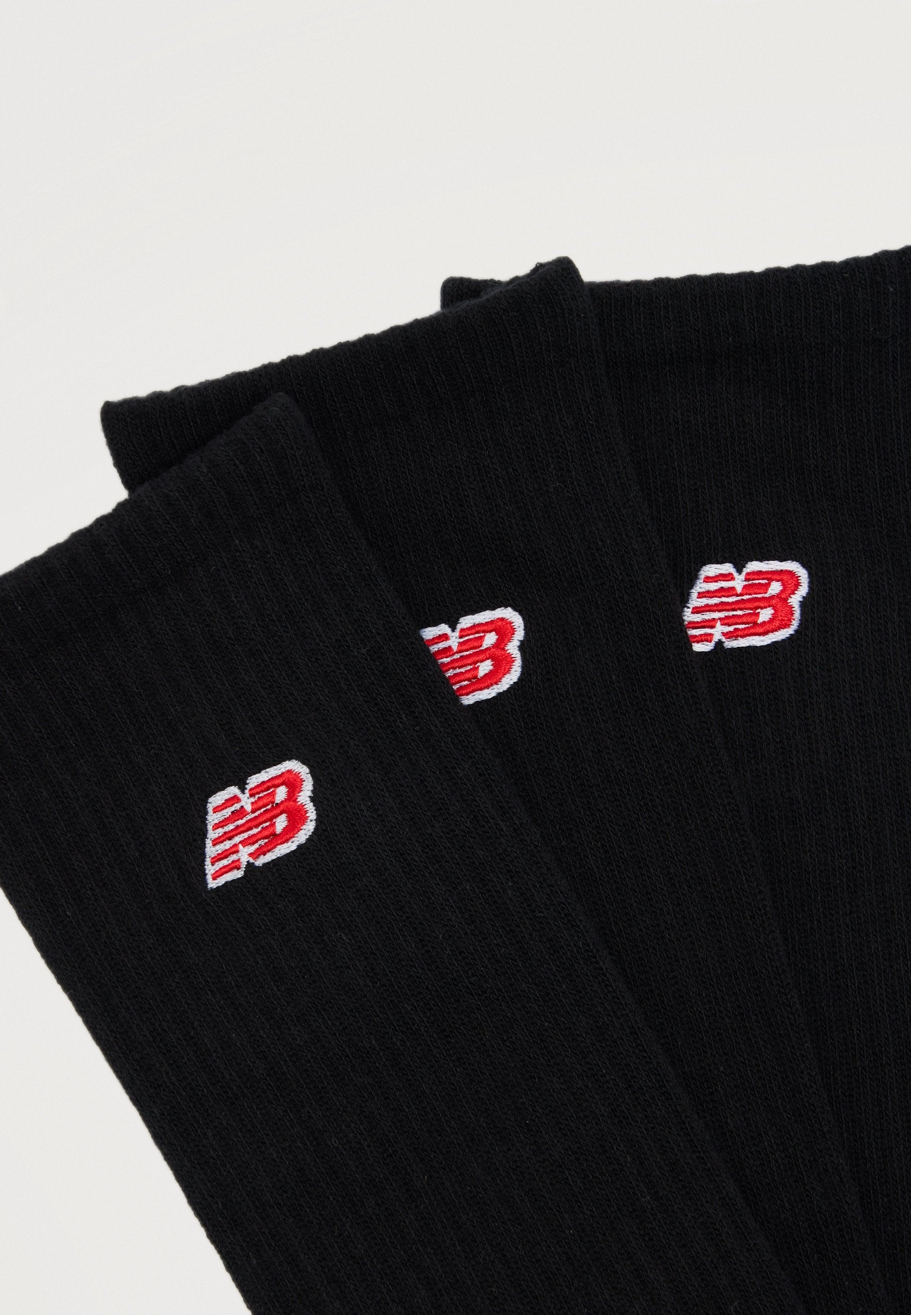 PATCH LOGO CREW UNISEX 3 PACK - Socks - black