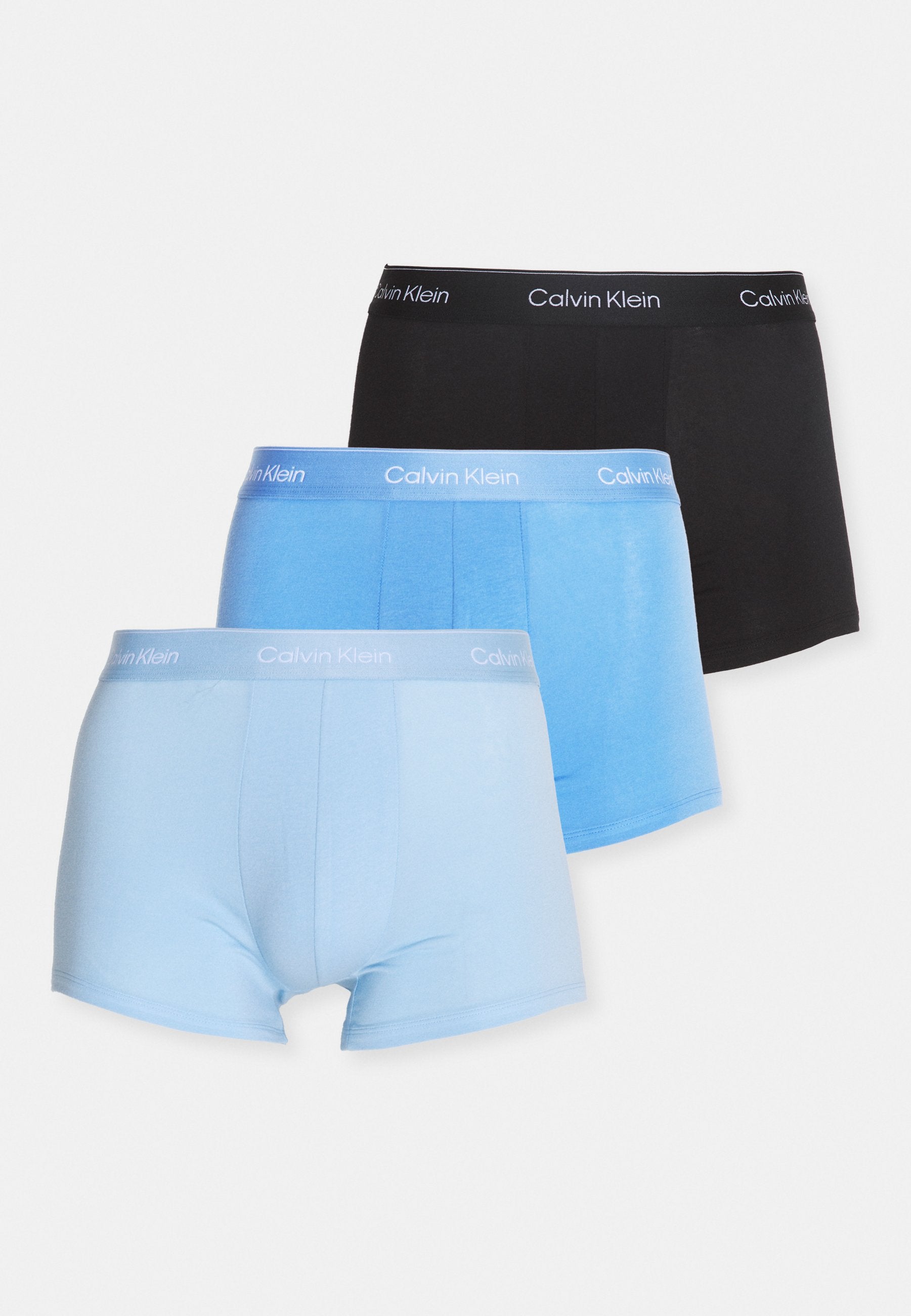 TRUNK 3 PACK ICON COTTON STRETCH - Trunks - black/glacier/blue bell