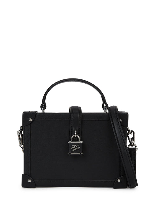 AUTOGRAPH PADLOCK TRUNK - Cross body bag - black-nickel