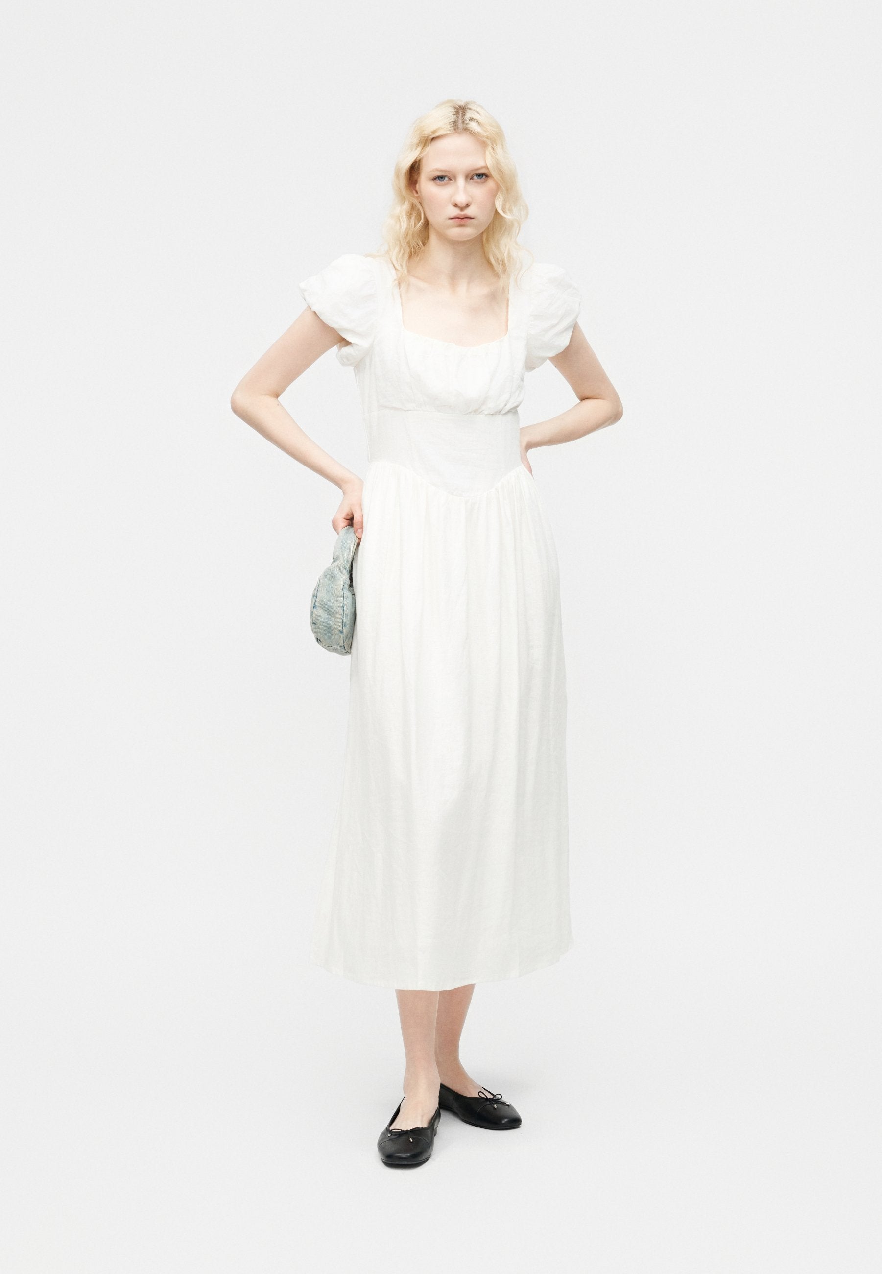 DROPWAIST - Maxi dress - new off white