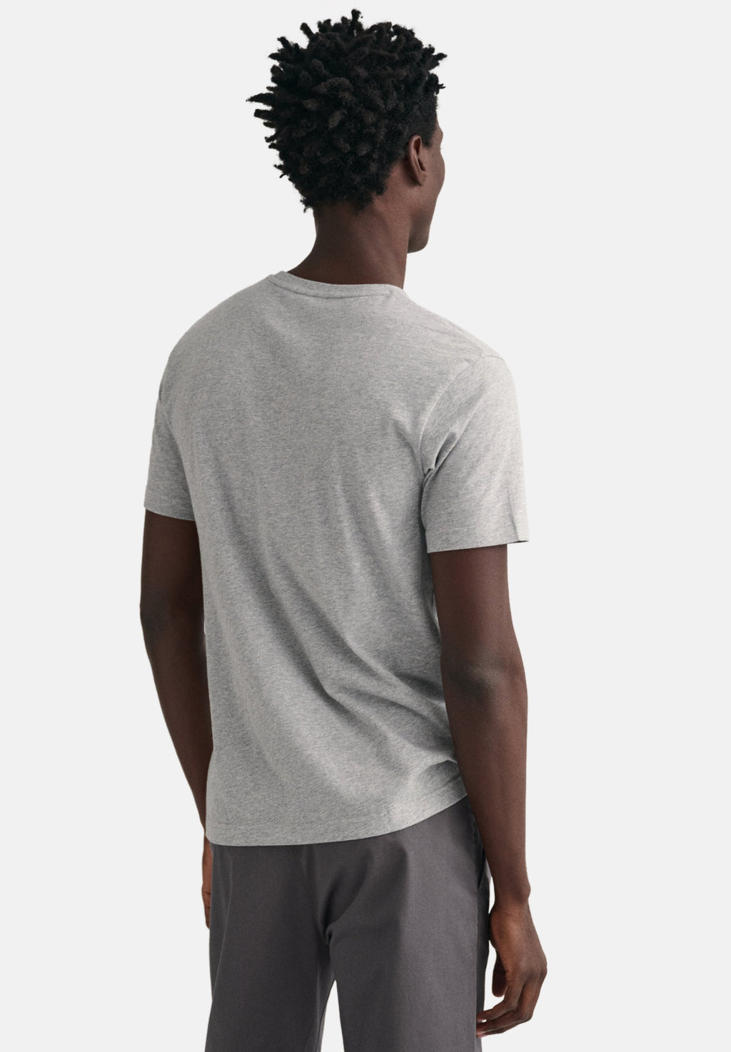 REG ARCHIVE SHIELD SS T-SHIRT - Print T-shirt - grey melange