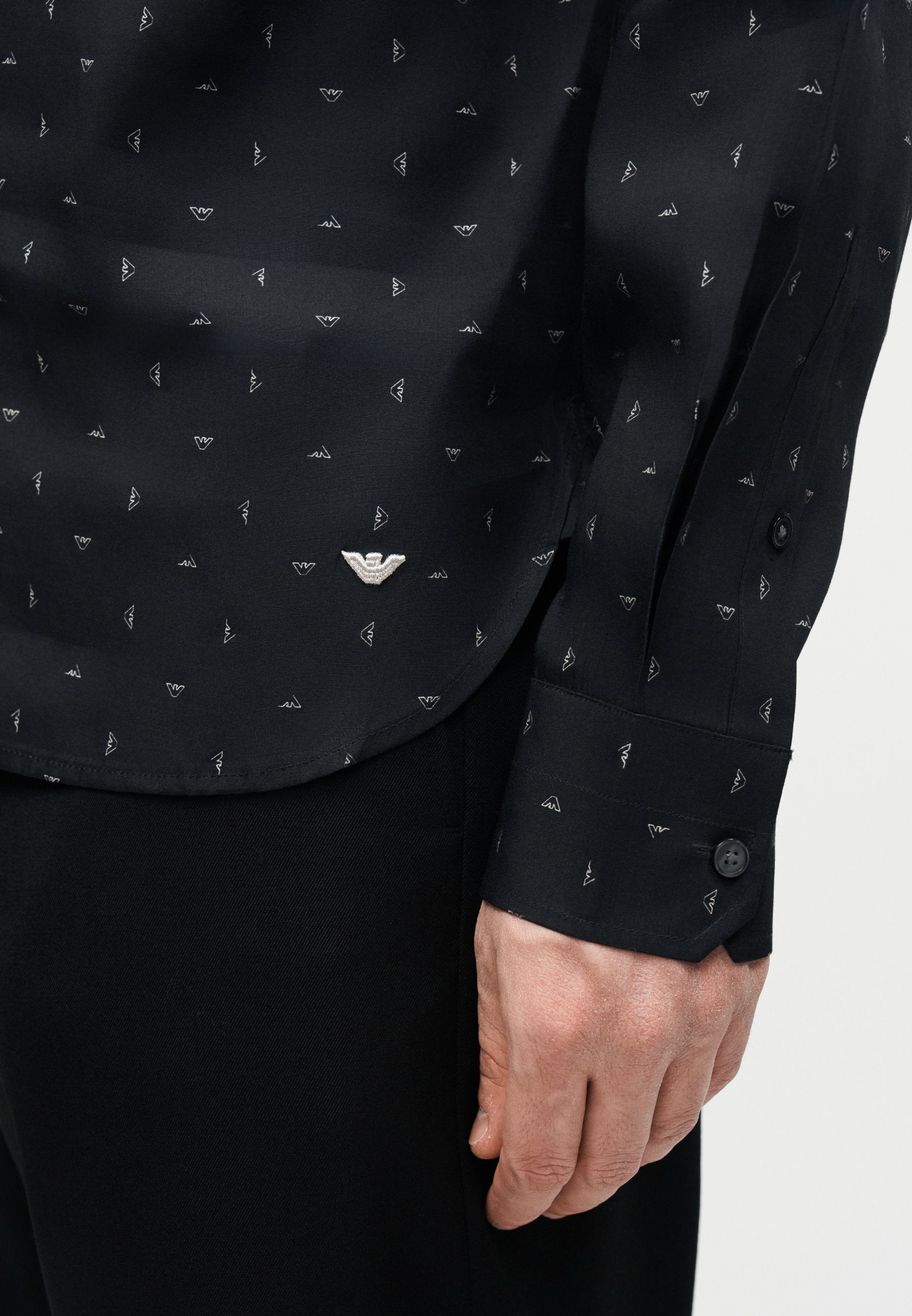 SHIRT - Shirt - blu navy/french oak