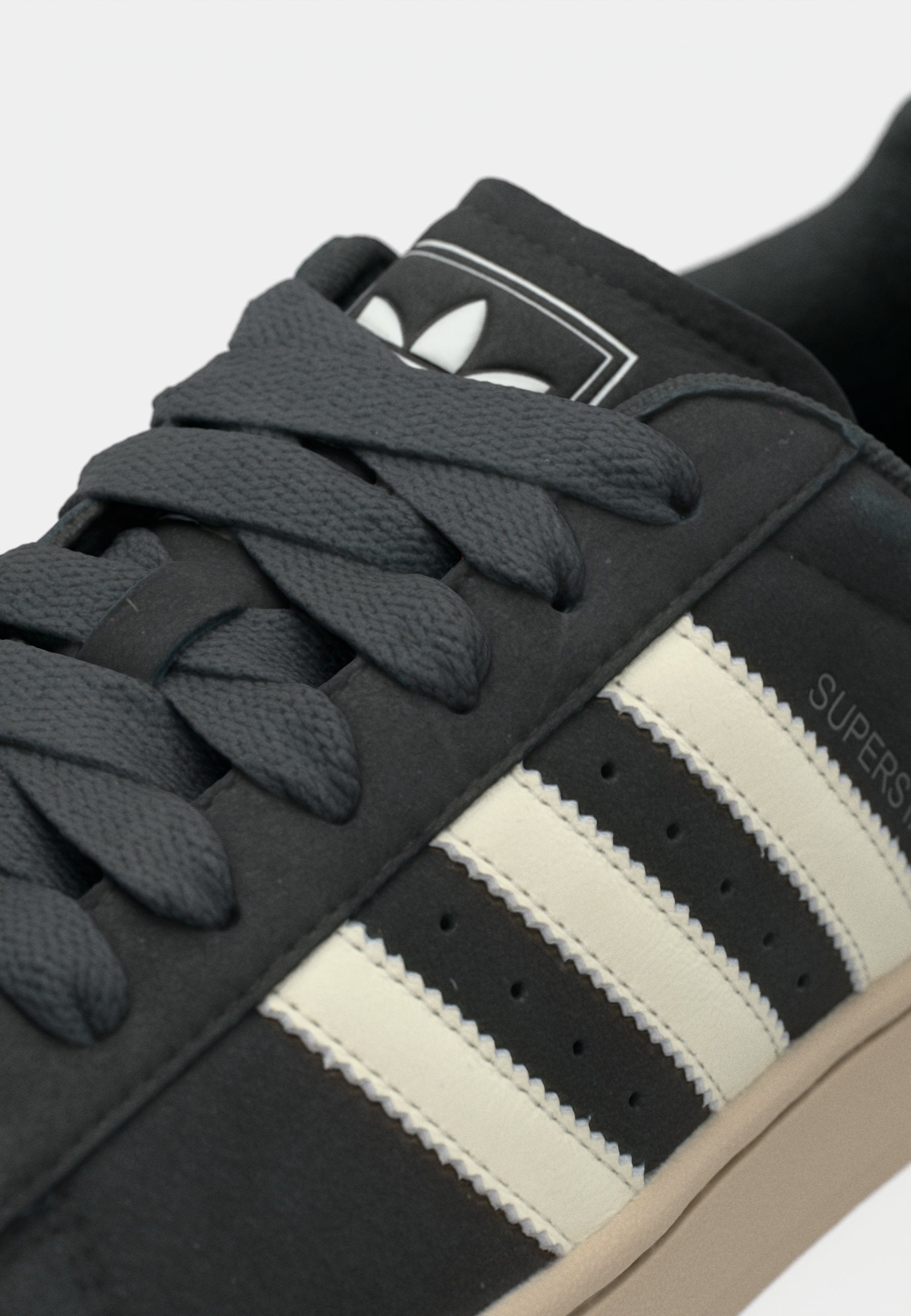 SUPERSTAR II UNISEX - Trainers - core black/off white/stone khaki