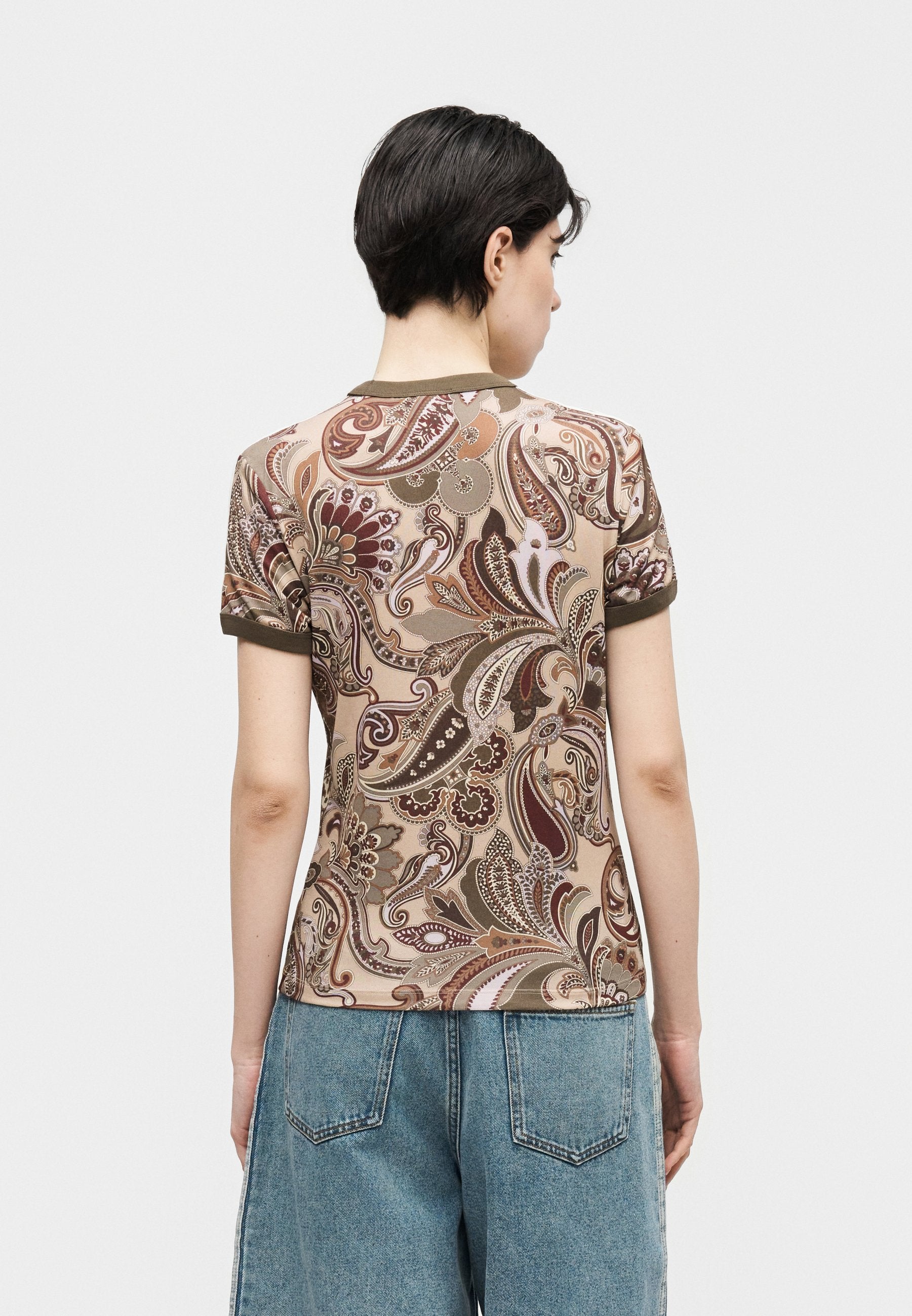 TEE SLIM - Print T-shirt - multi-coloured
