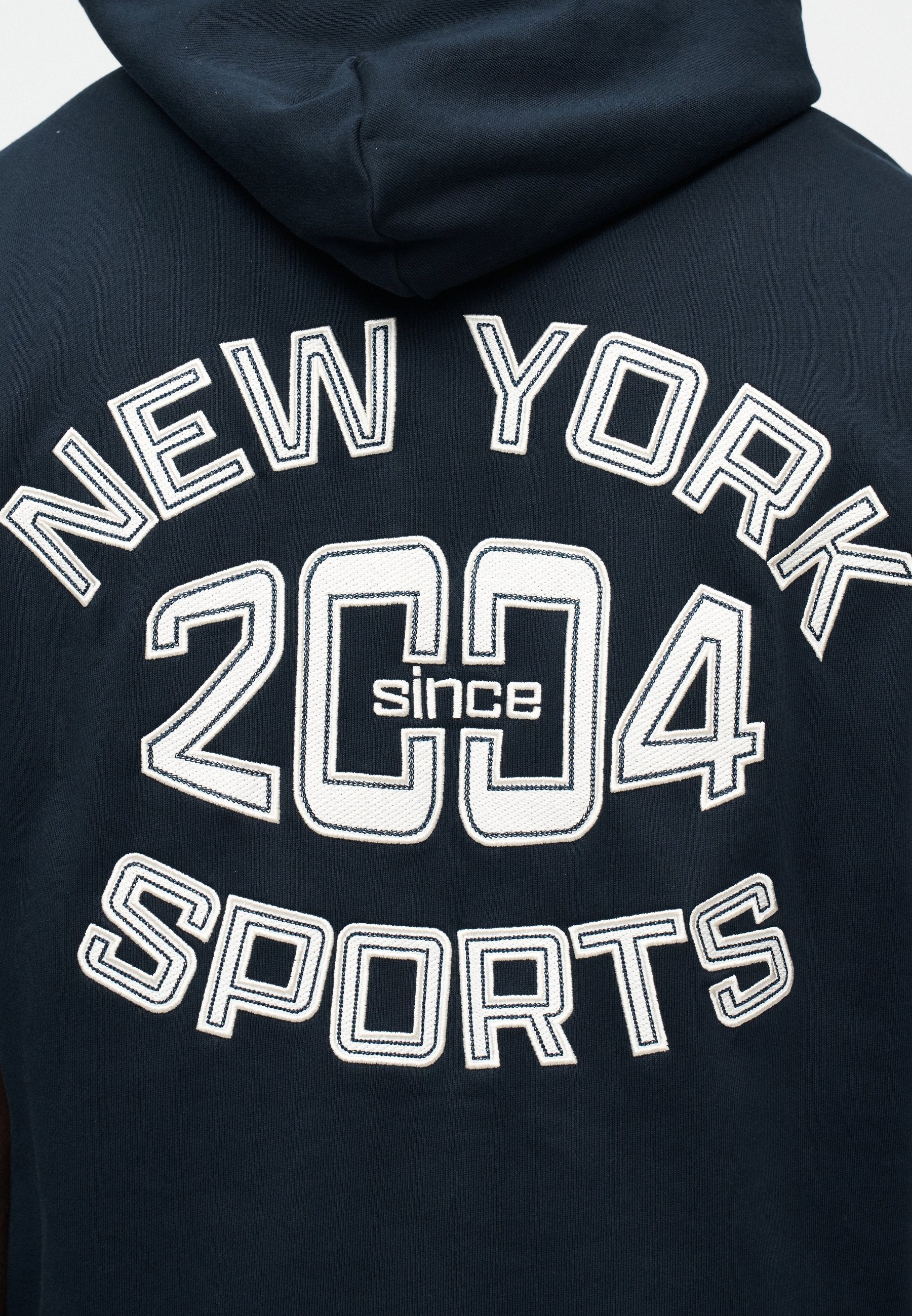 SÉRIE GRAPHIQUE TRAIN VILLE SPORT UNISEXE - Sweat à capuche - bleu foncé