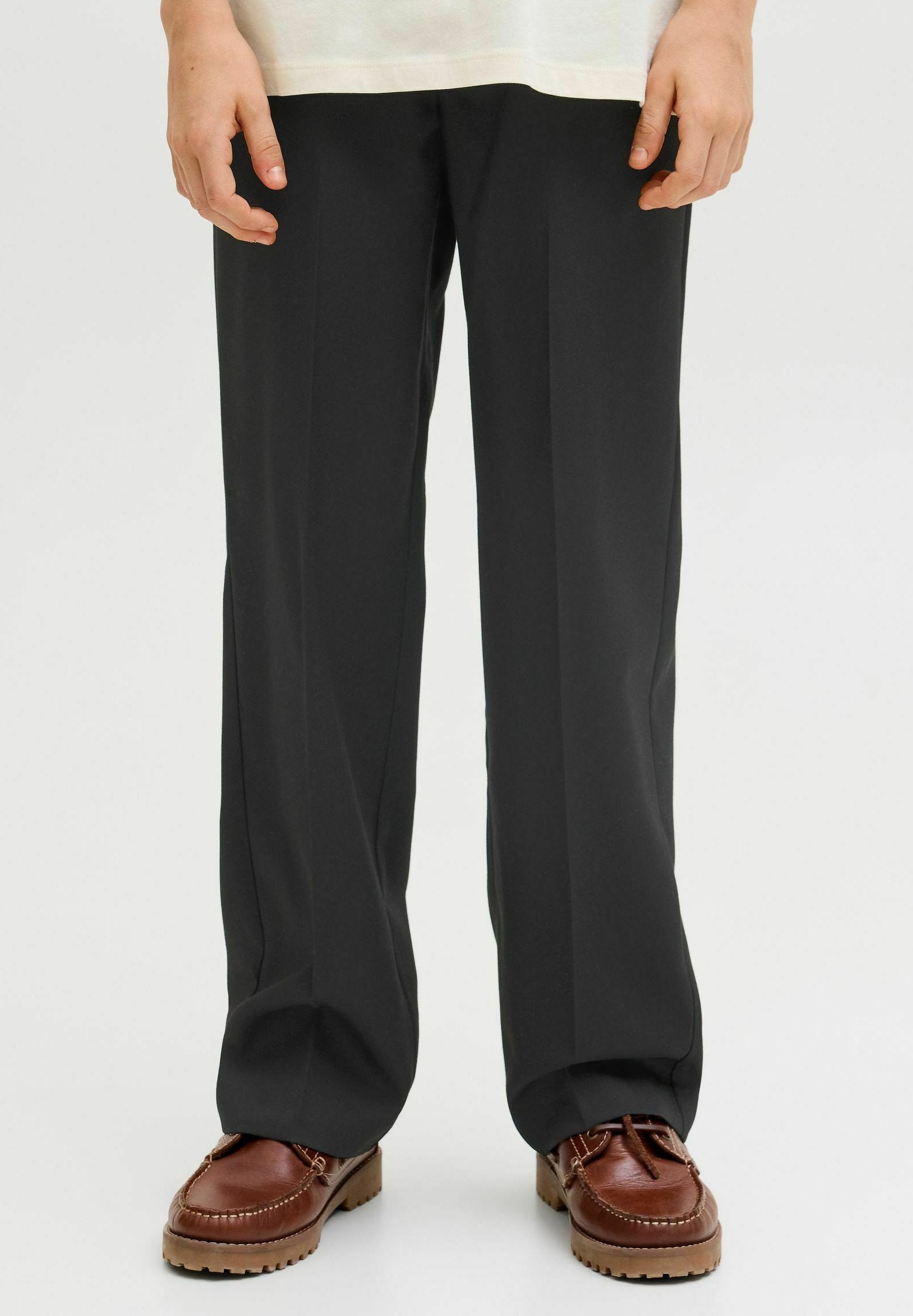 Wide-leg Wide-leg Junior - Trousers - black
