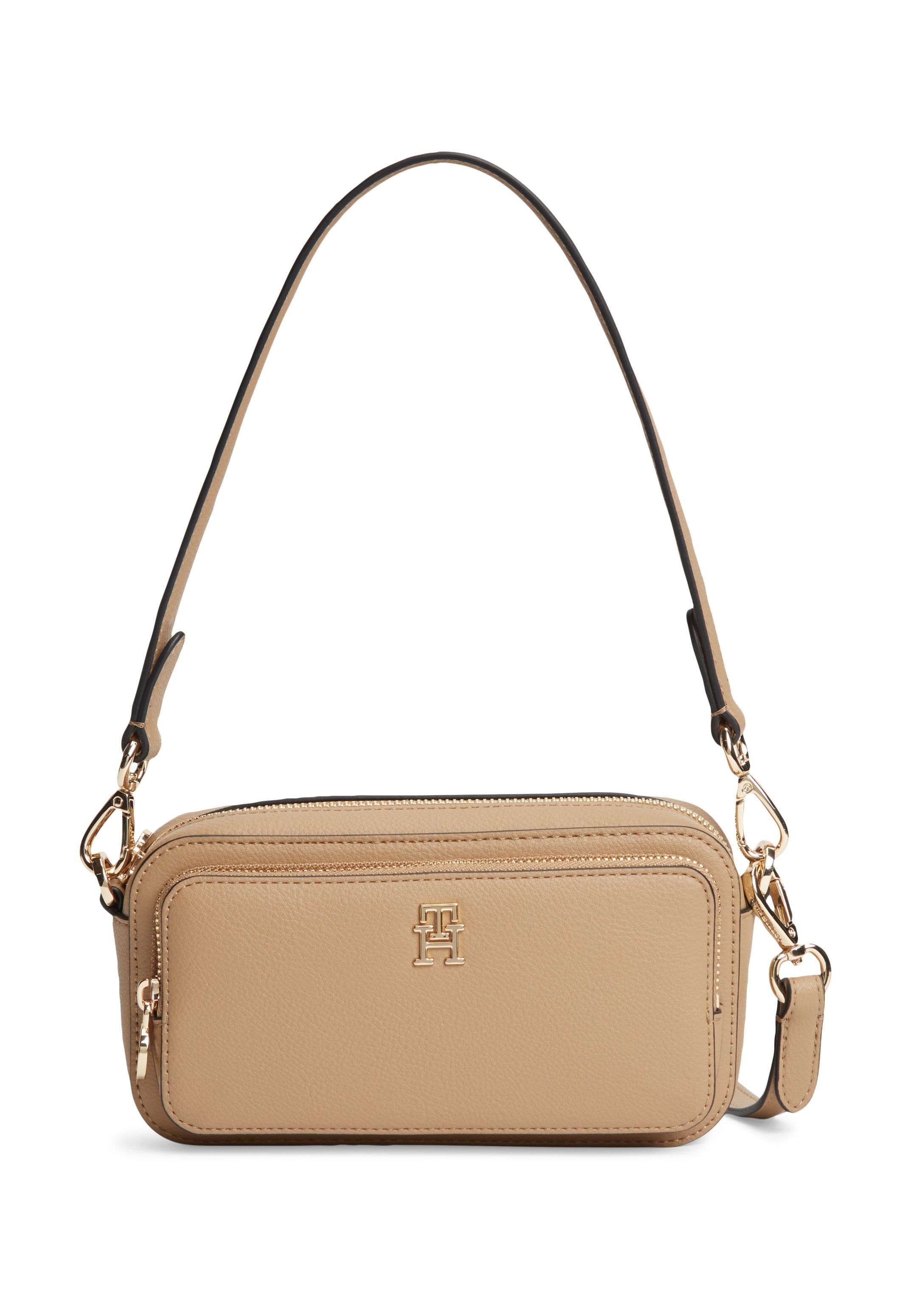 SAC APPAREIL PHOTO BANDOULIÈRE À MONOGRAMME TH - Sac bandoulière - toile safari