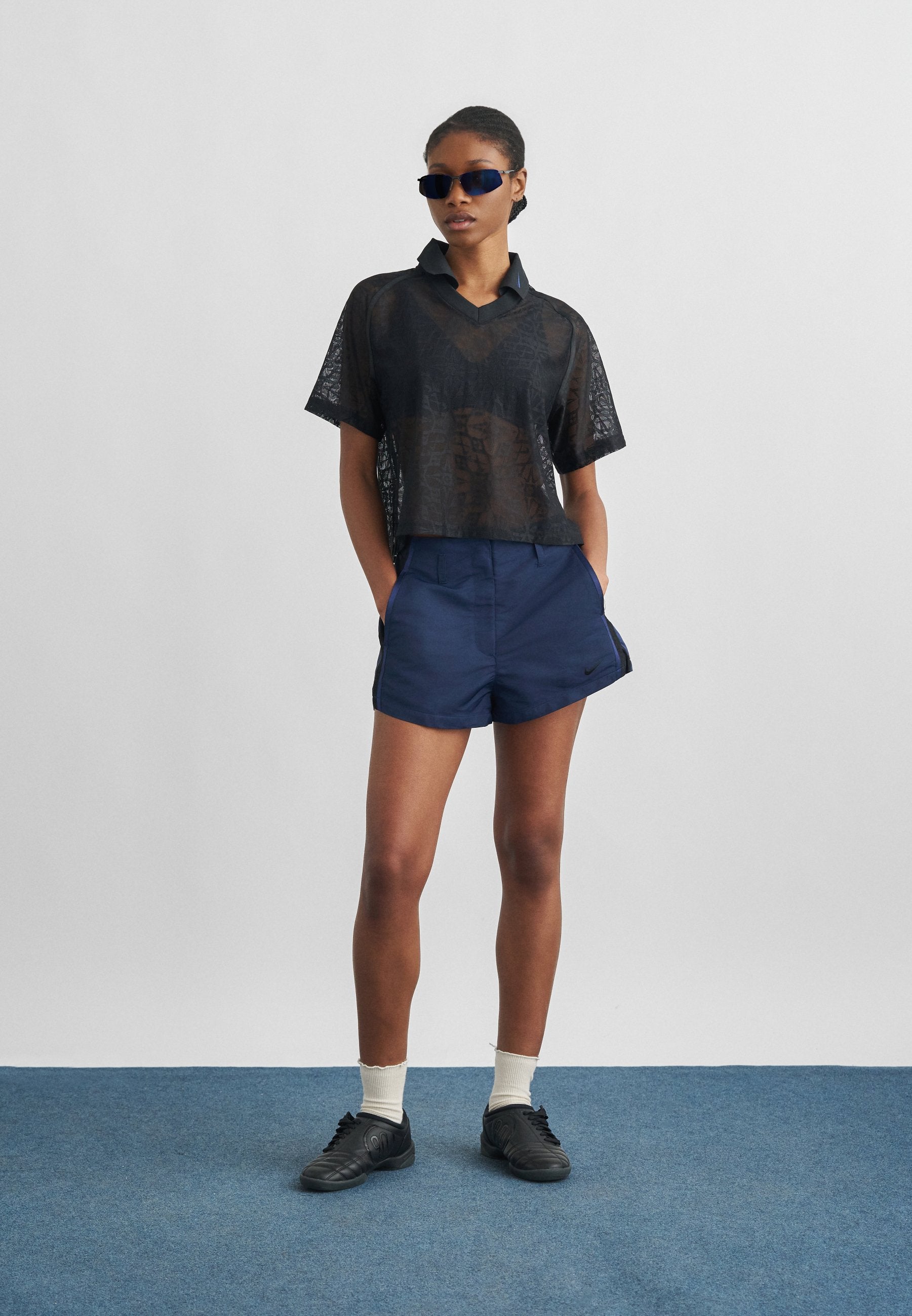 STREET  - Polo shirt - black/midnight navy