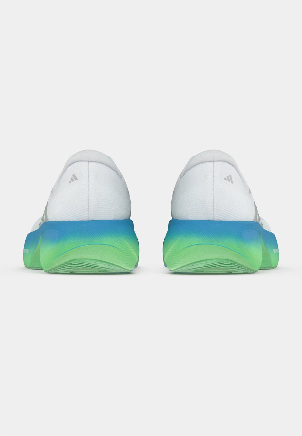 SUPERNOVA RISE 3 M - Road running shoes - cloud white/silver-coloured metallic/semi blue burst