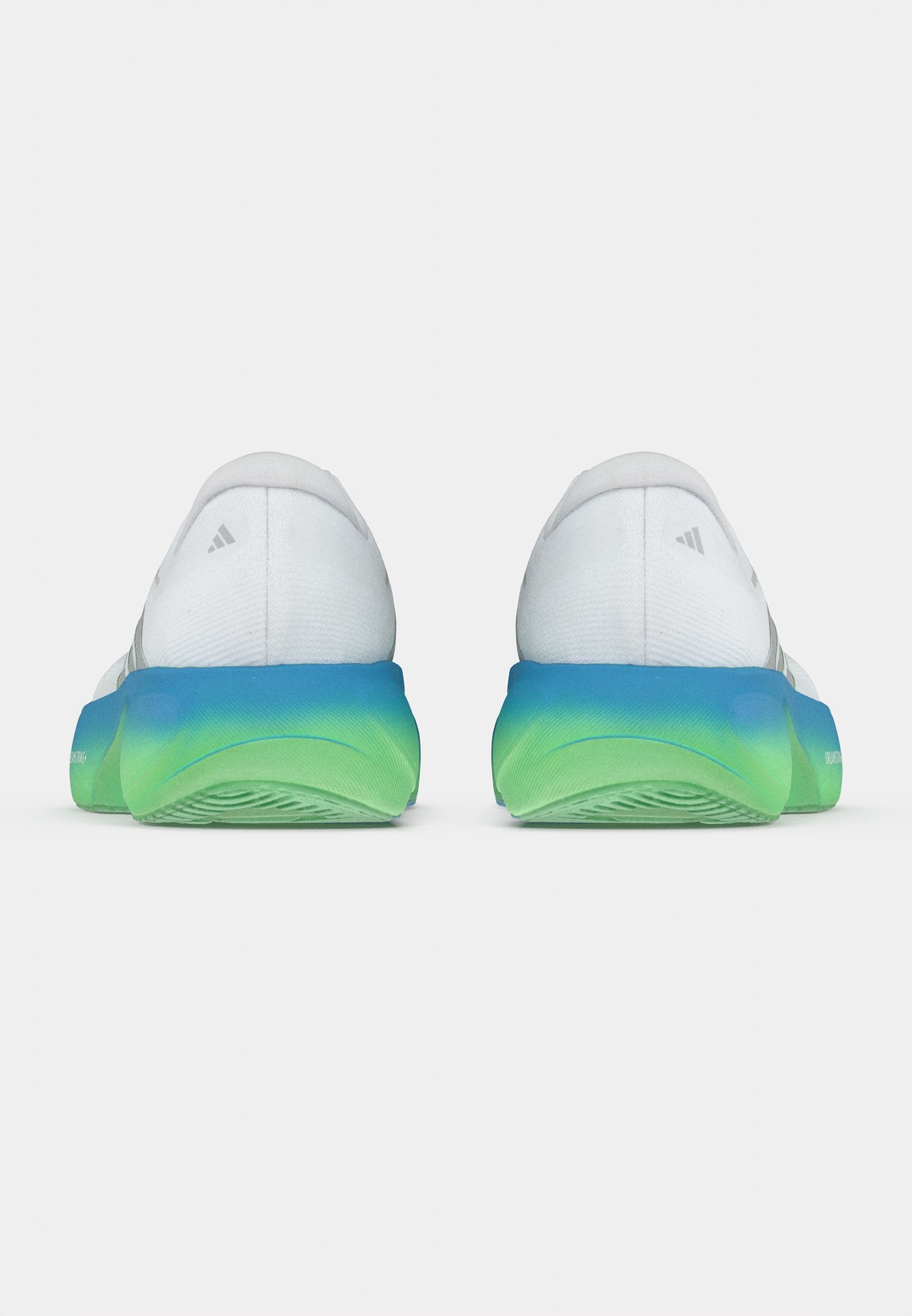 SUPERNOVA RISE 3 M - Road running shoes - cloud white/silver-coloured metallic/semi blue burst