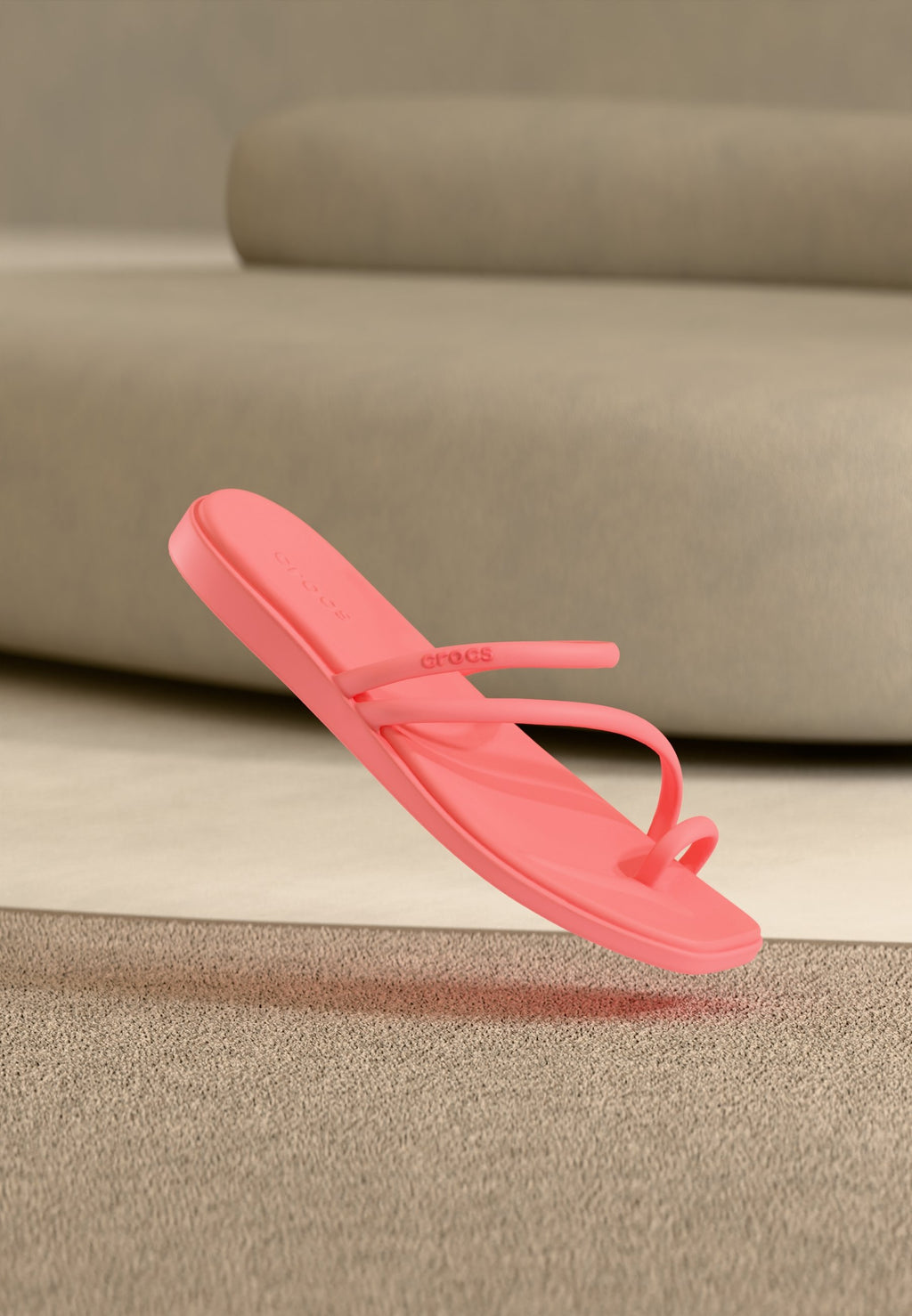 MIAMI TOE LOOP - Pool shoes - guava
