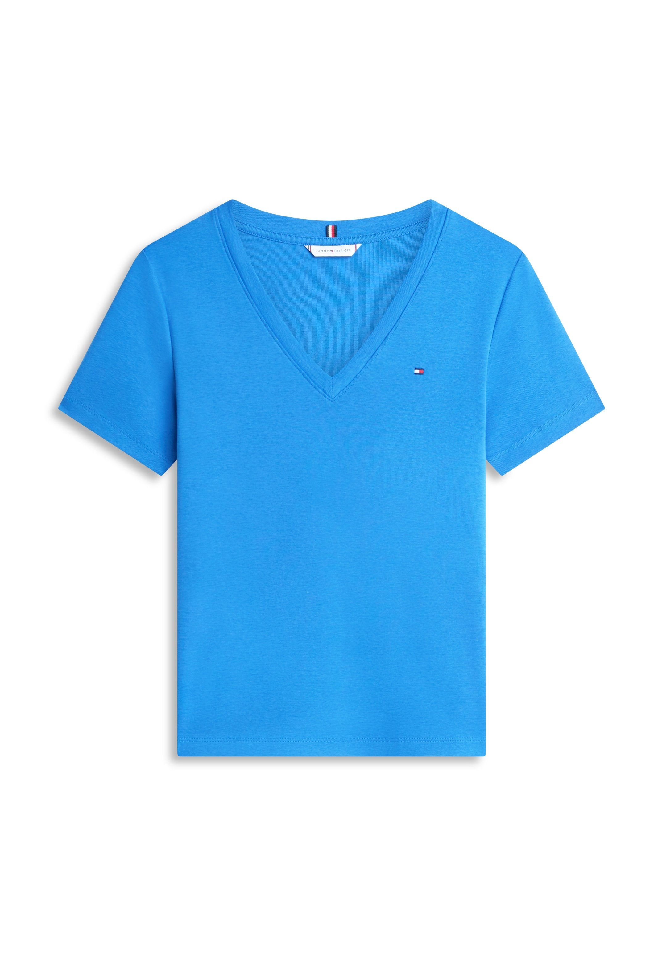 SLIM CODY V NECK - Basic T-shirt - blue orbit