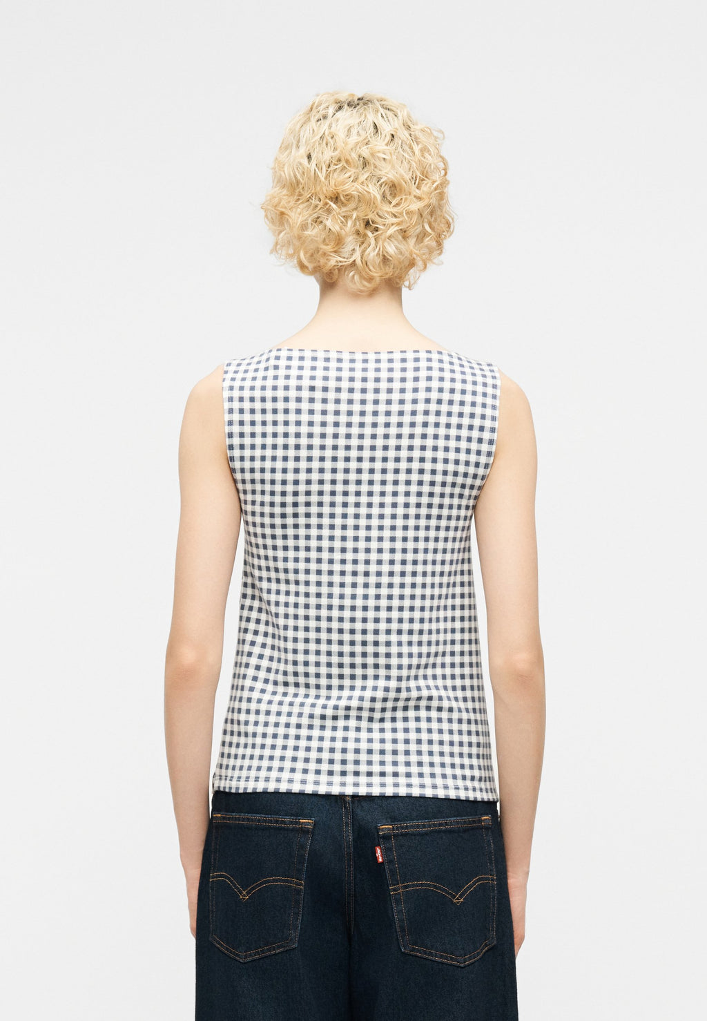 BOAT NECK TANK - Top - blue