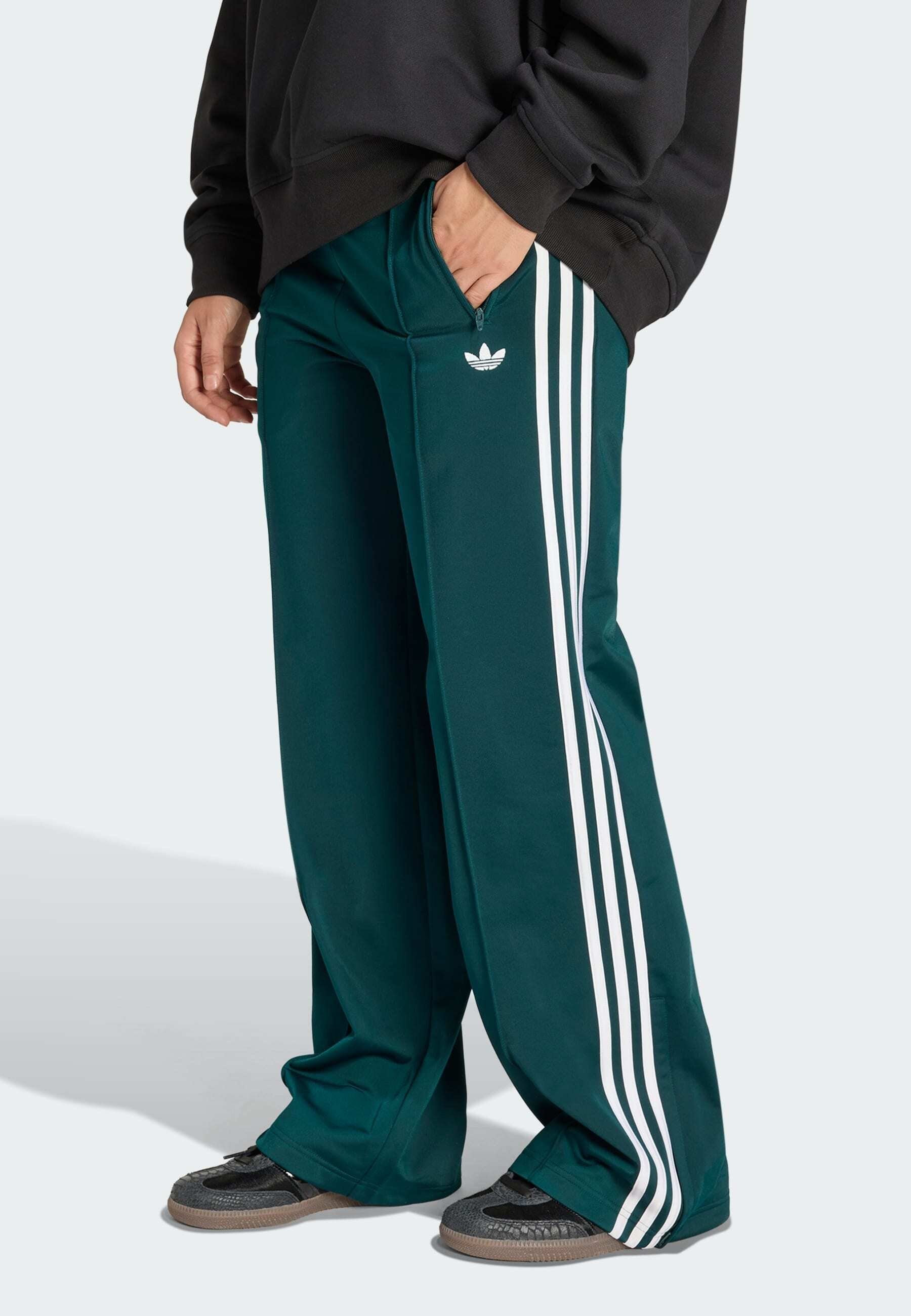 FIREBIRD LOOSE TRACKSUIT PANTS - Tracksuit bottoms - legacy teal/off white
