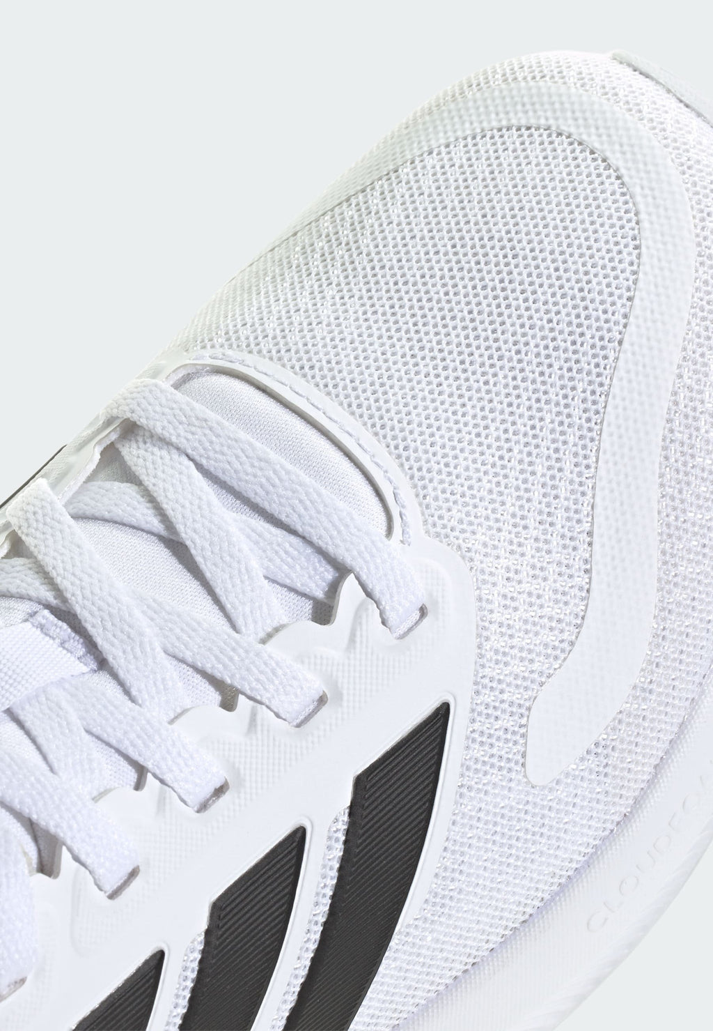 Road running shoes - cloud white   core black   core black