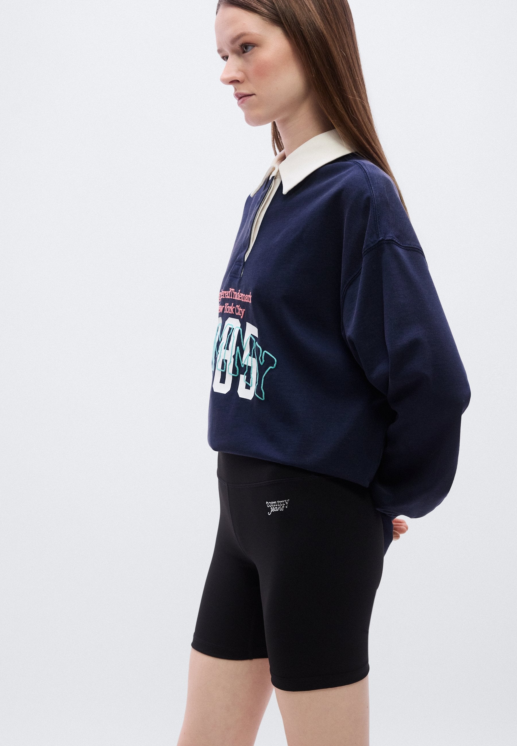 ATHLEISURE INTERLOCK KNIT CYCLE SHORTS - Leggings - Trousers - black