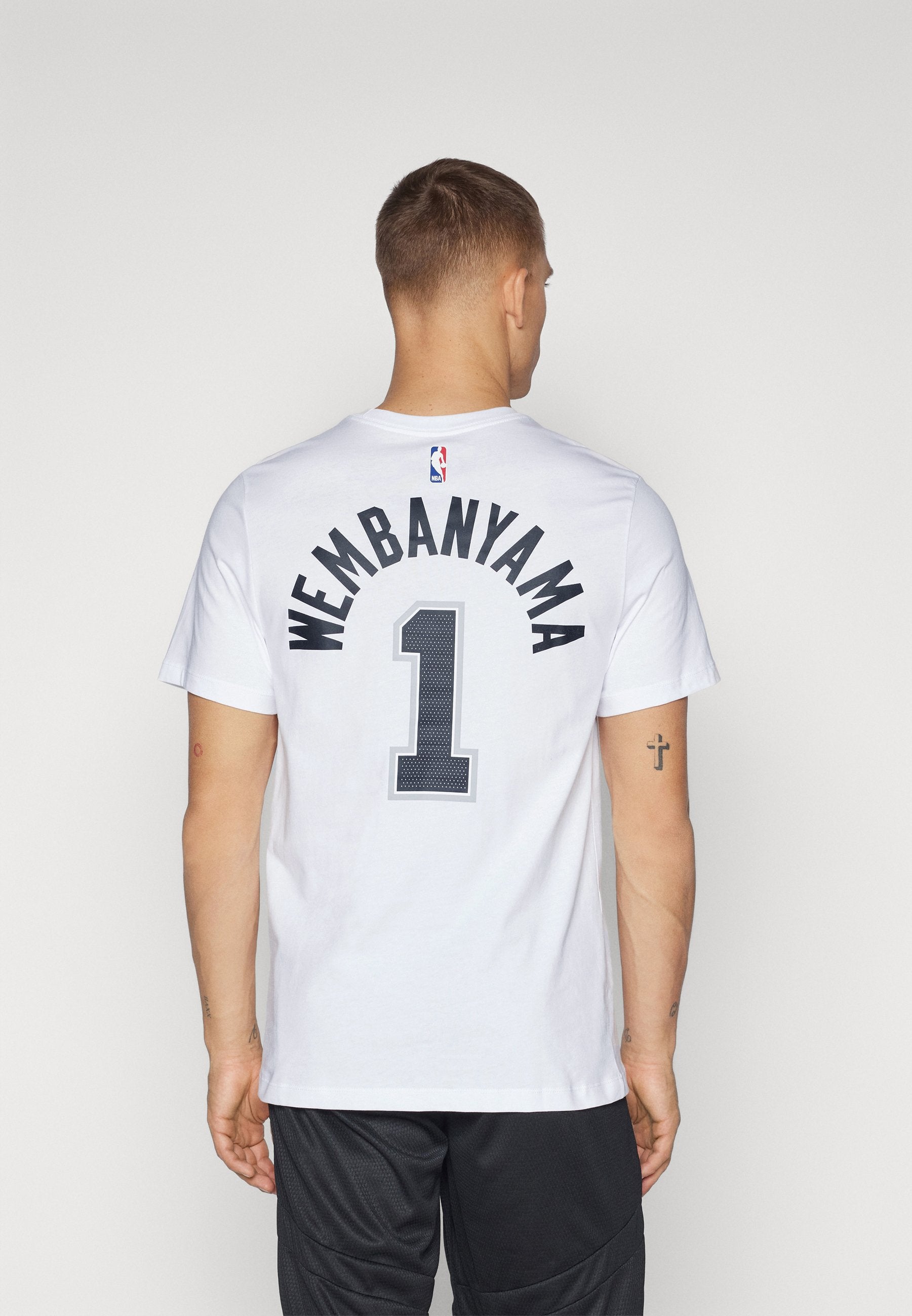 تي شيرت NBA SAN ANTONIO SPURS WEMBANYAMA - ملابس النادي - أبيض/Wembanyama