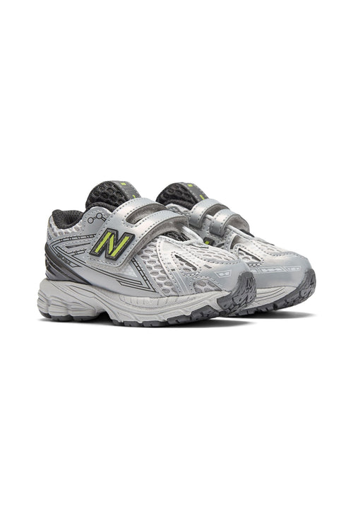 Baby shoes - black metallic / alkaline green