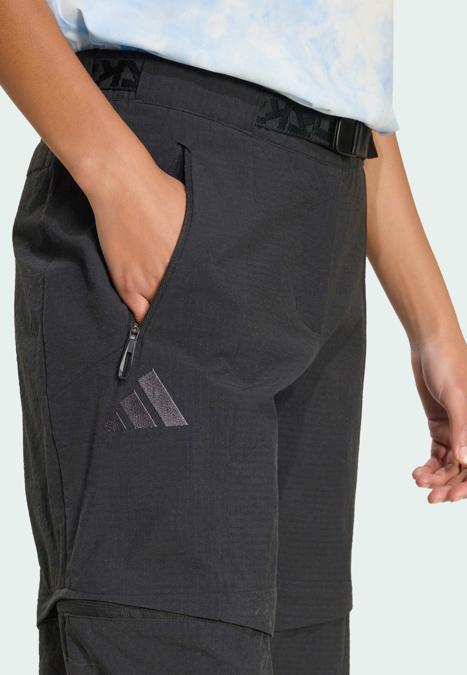 XPERIOR UTILITAS ZIP-OFF PANTS - Outdoor trousers - black