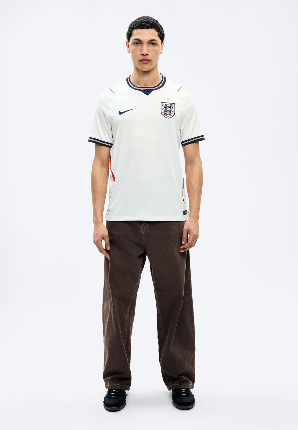 ENGLAND 2026/27 STADIUM HOME - Sports T-shirt - white/speed red/obsidian