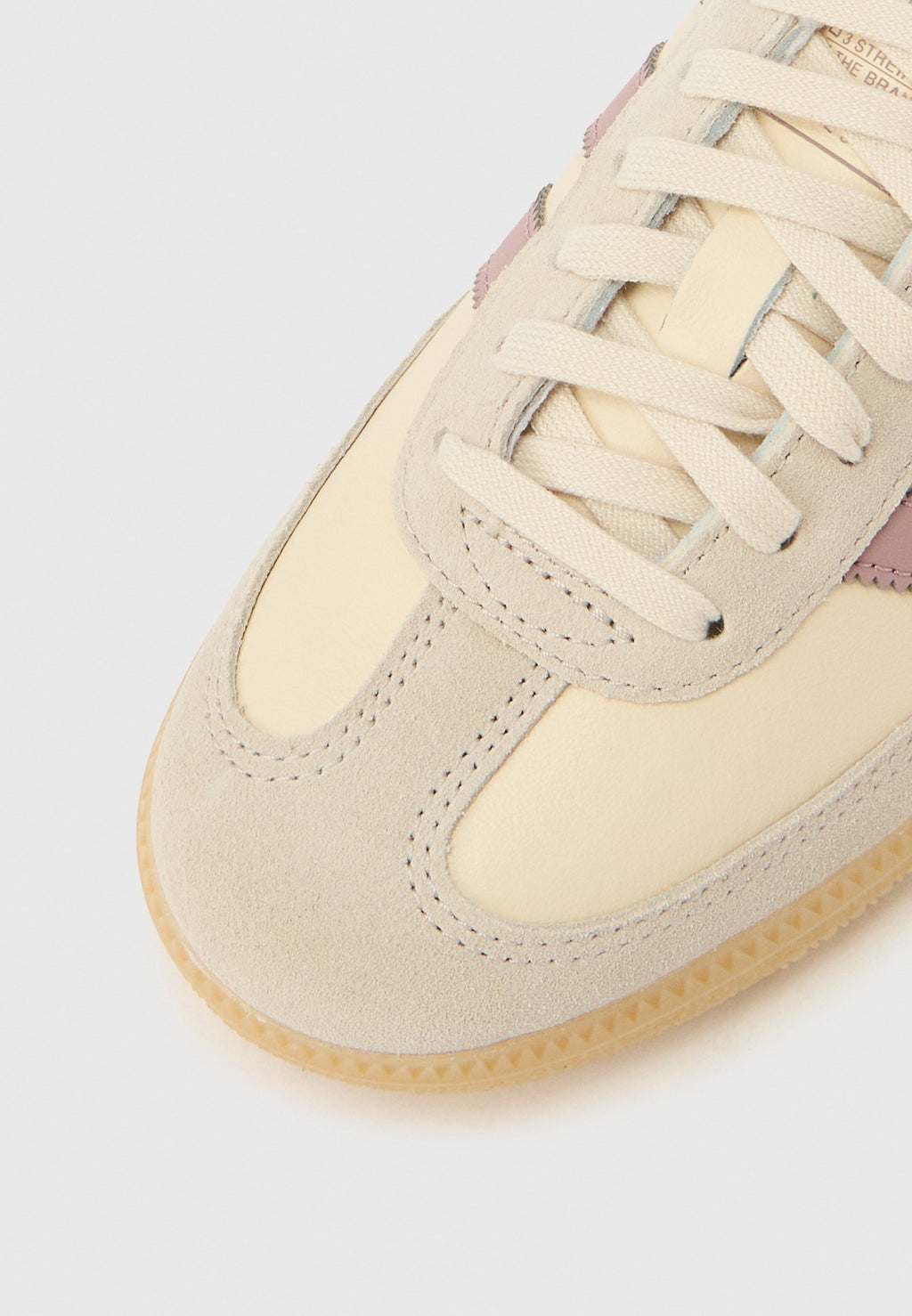 SAMBA OG UNISEX - Spor ayakkabı - white/magic mauve/gum