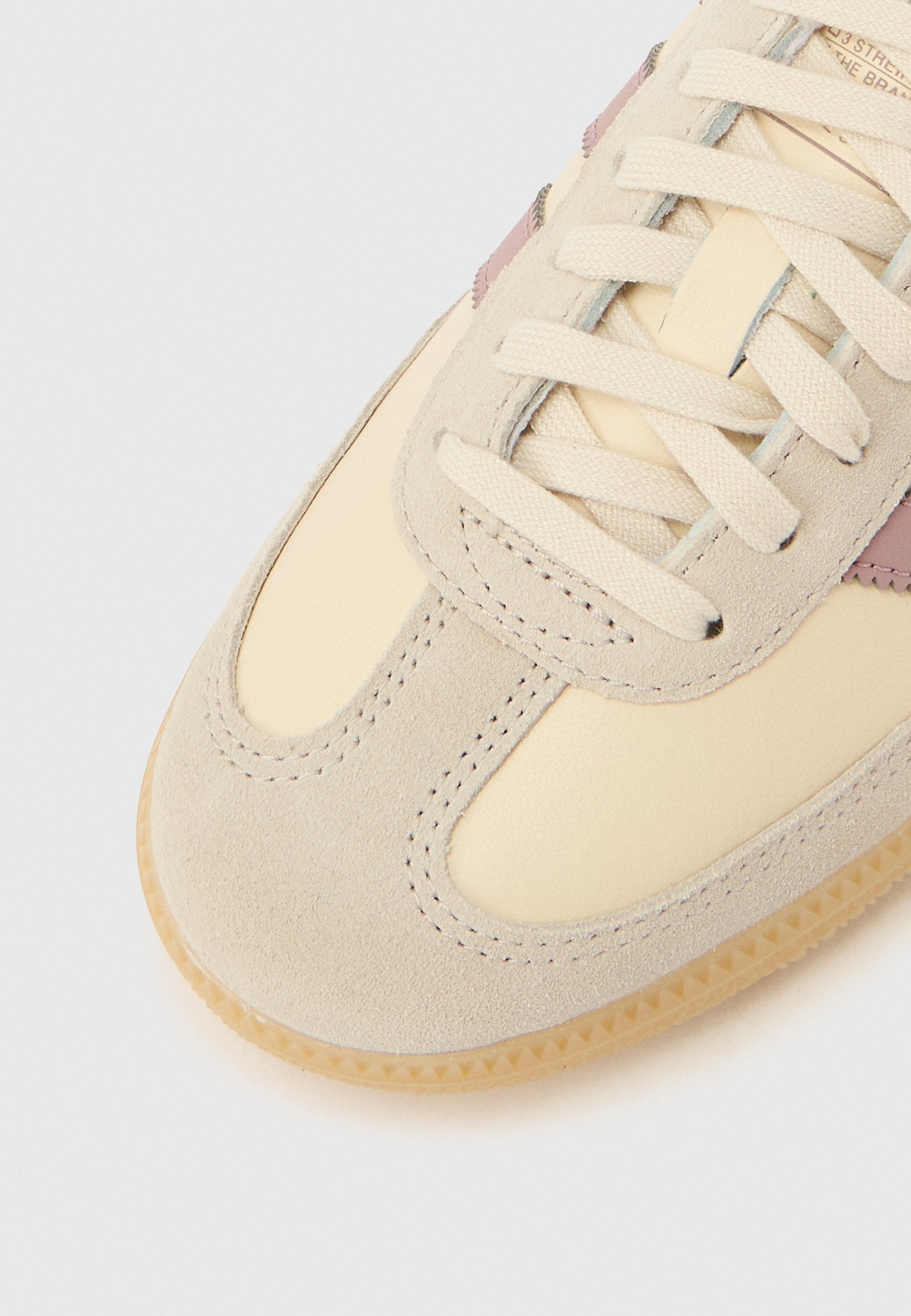 SAMBA OG UNISEX - Spor ayakkabı - white/magic mauve/gum