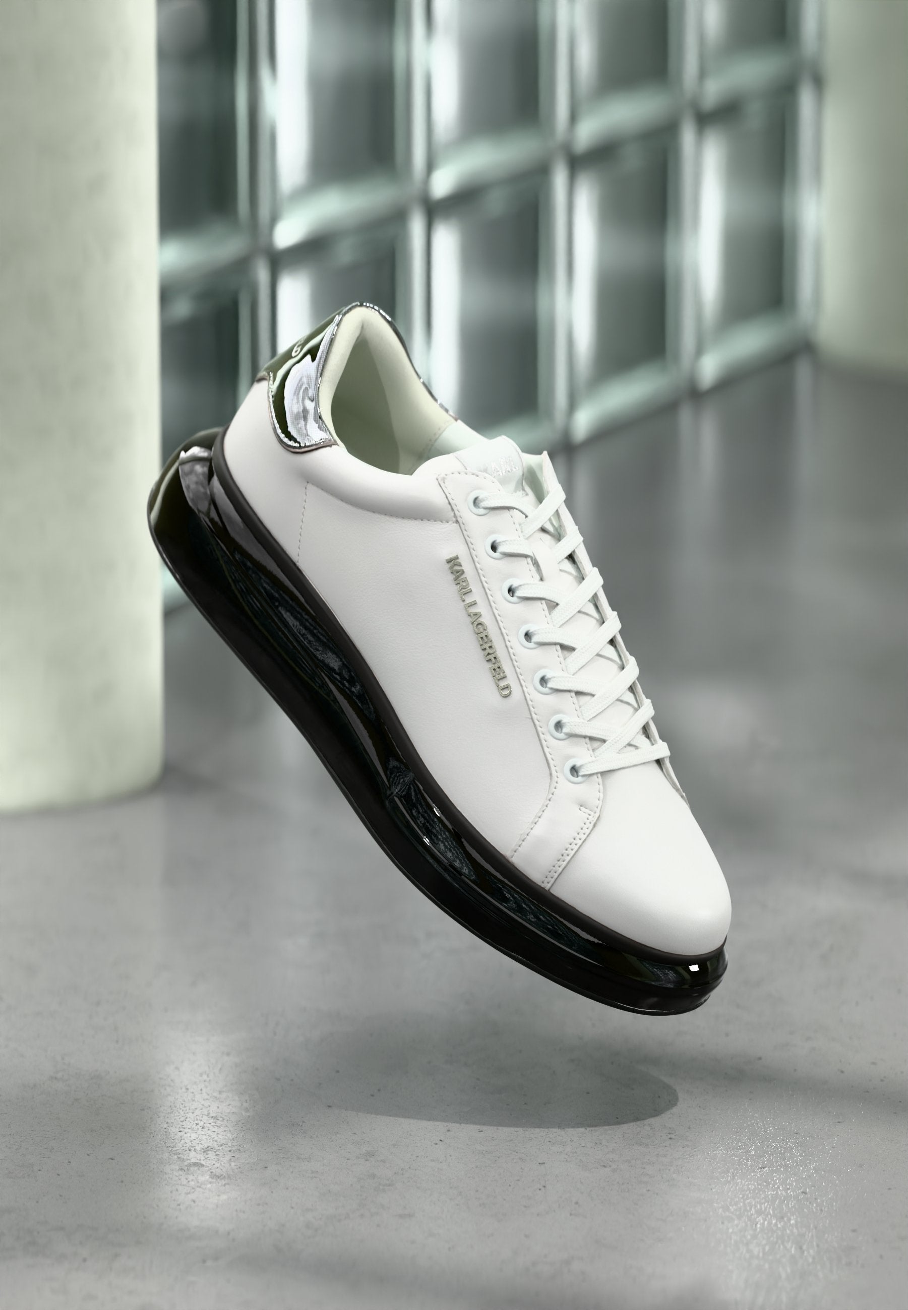 KAPRI KUSHION LACE - Trainers - white/black
