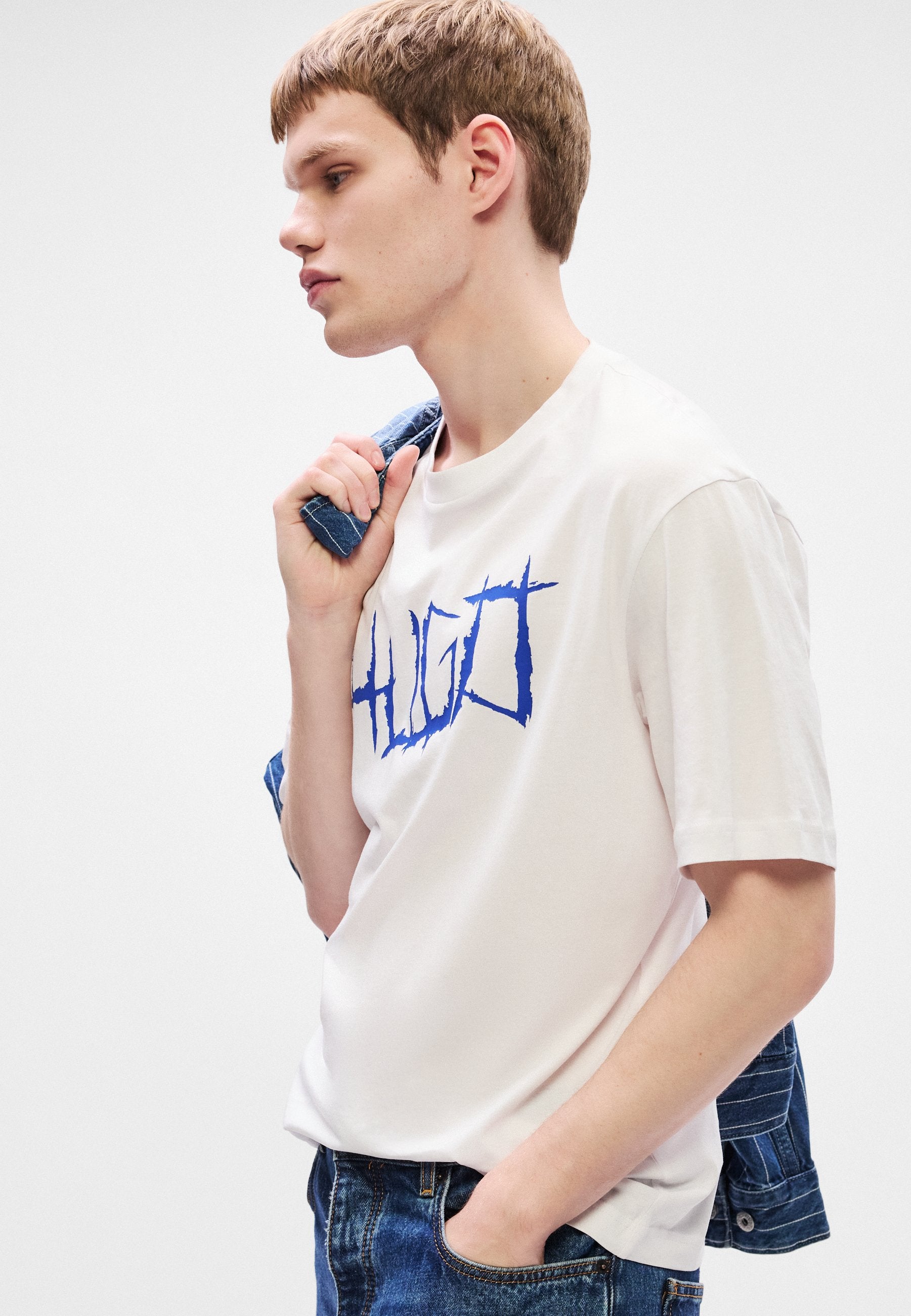 NAMERIX - Print T-shirt - open white