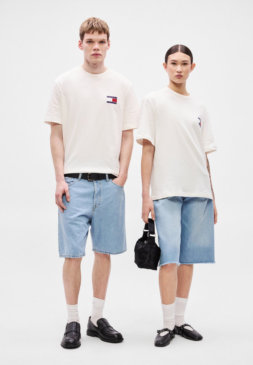 90S MULTI BACK LOGO T-SHIRT - Print T-shirt - ancient white