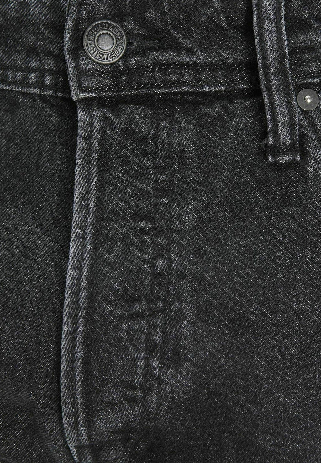 JJIEDDIE JJORIGINAL Loose Fit High Waist - Baggy Jeans - black denim